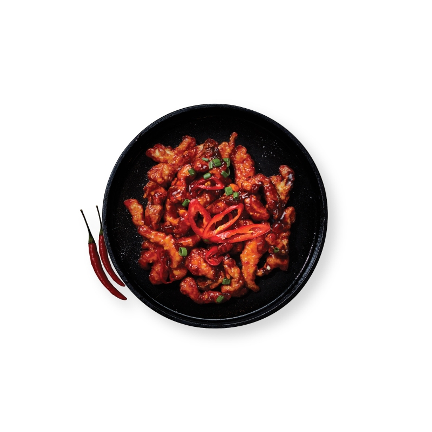 دجاج حار بالفطر