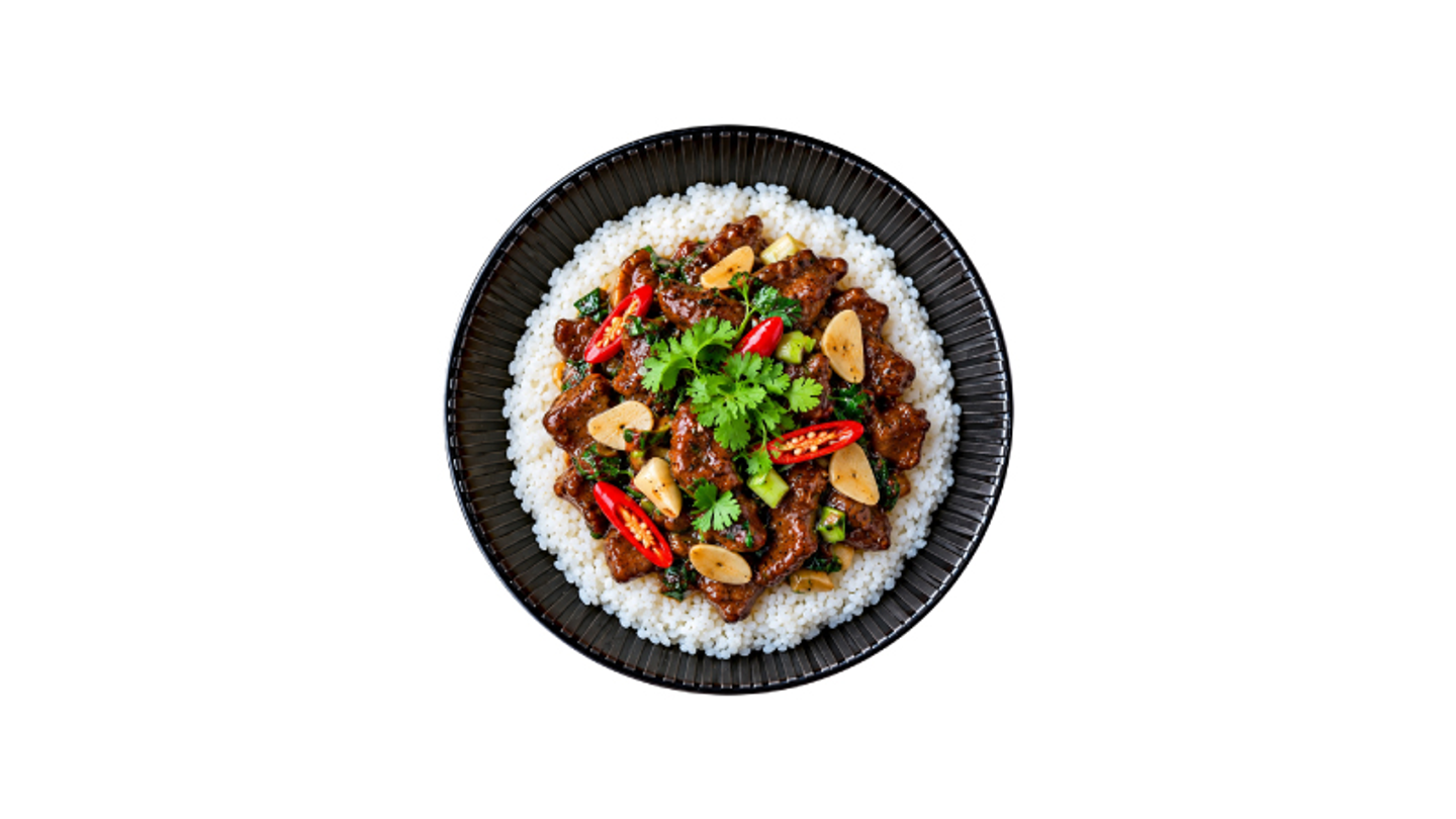 Corriander Beef Bowl