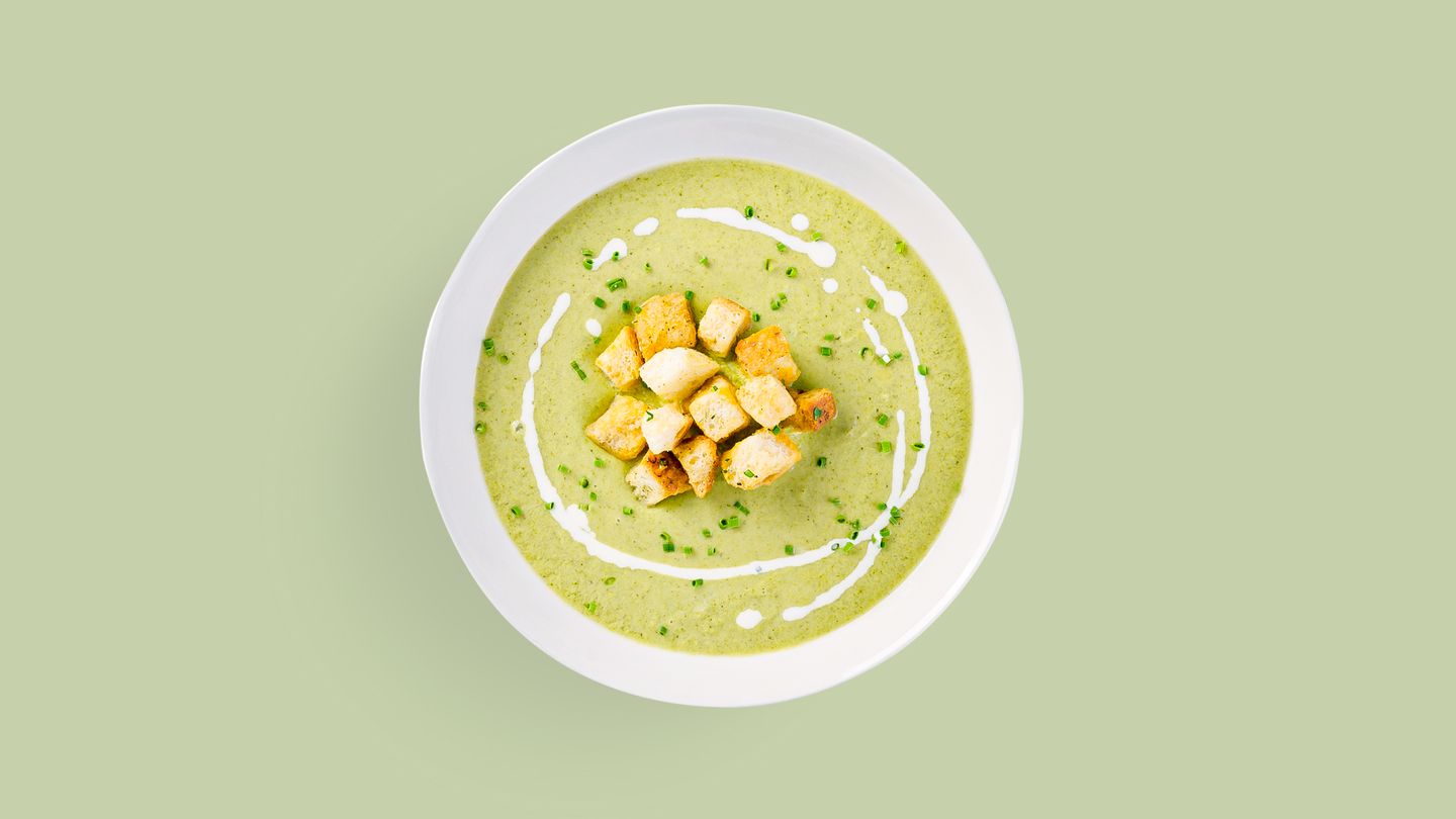 Broccoli & Leek Soup 312 Kcal