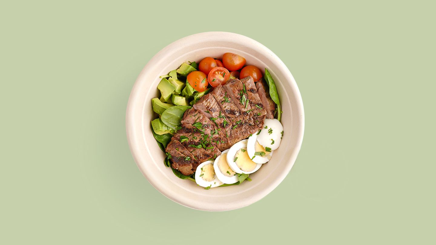 High Protein Steak And Egg 511 Kcal