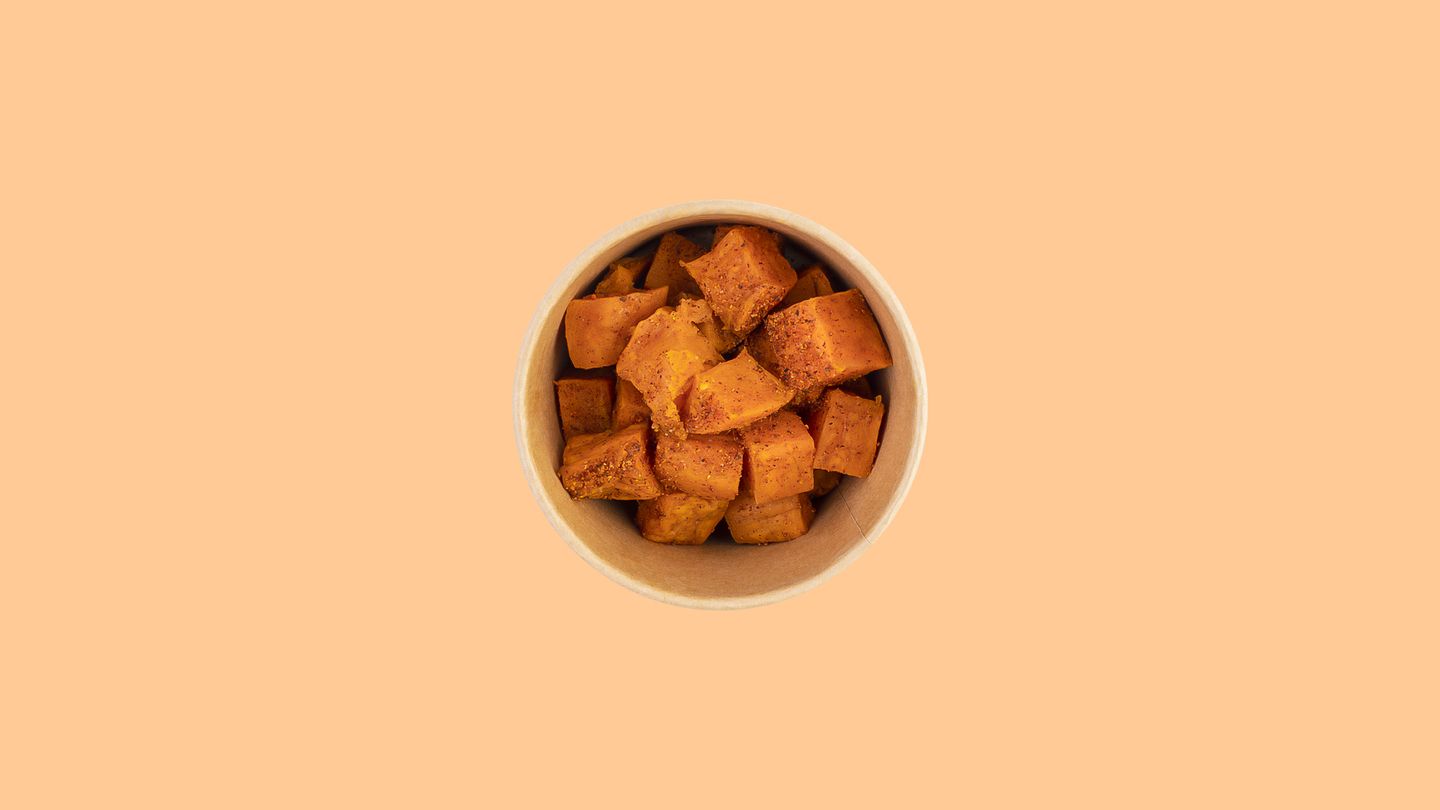Spiced Roasted Sweet Potato 118 Kcal