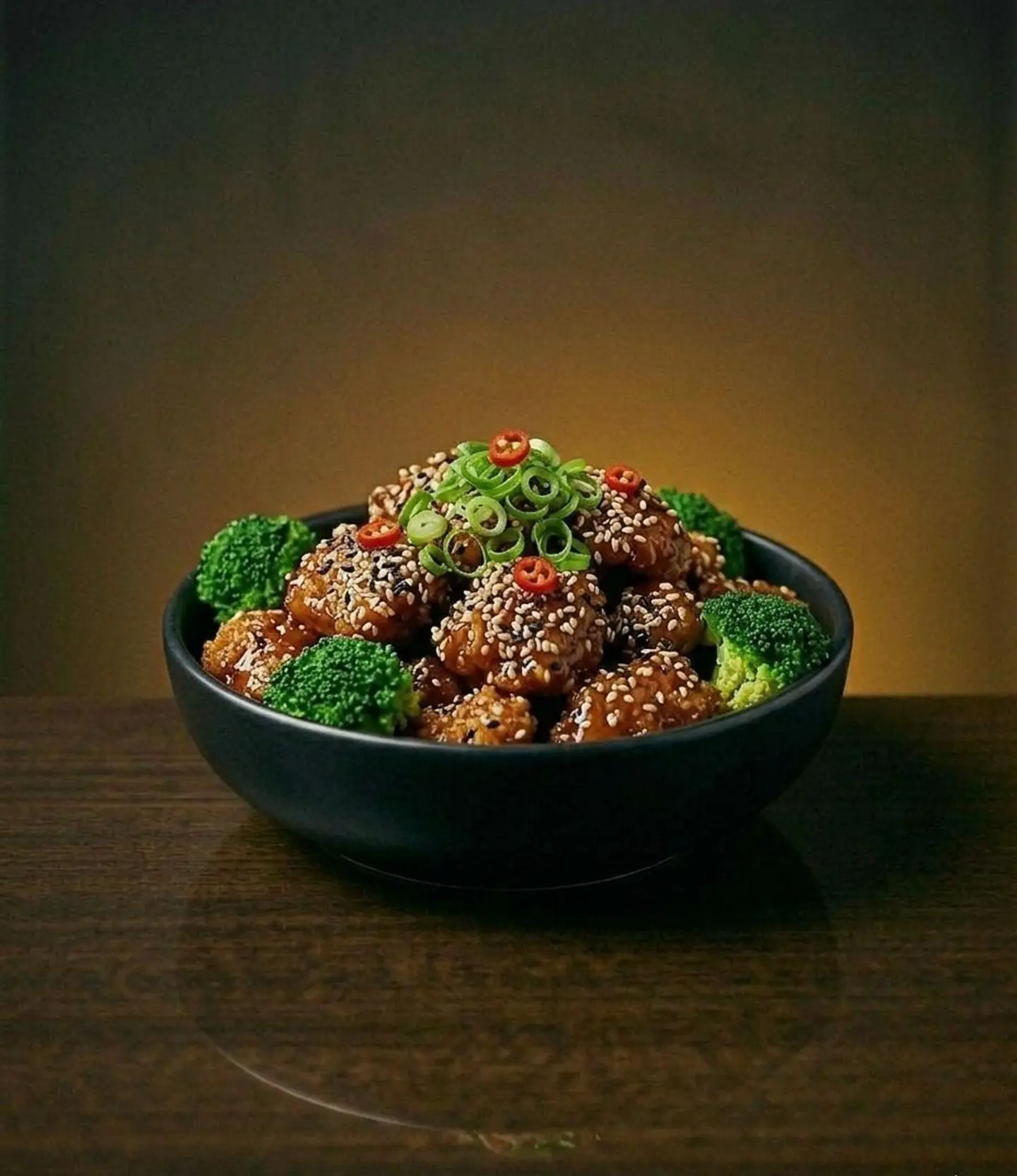 قطع دجاج بالسمسم