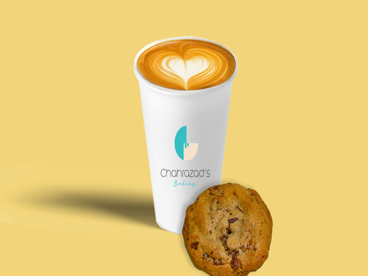 كوكي مع كابتشينو