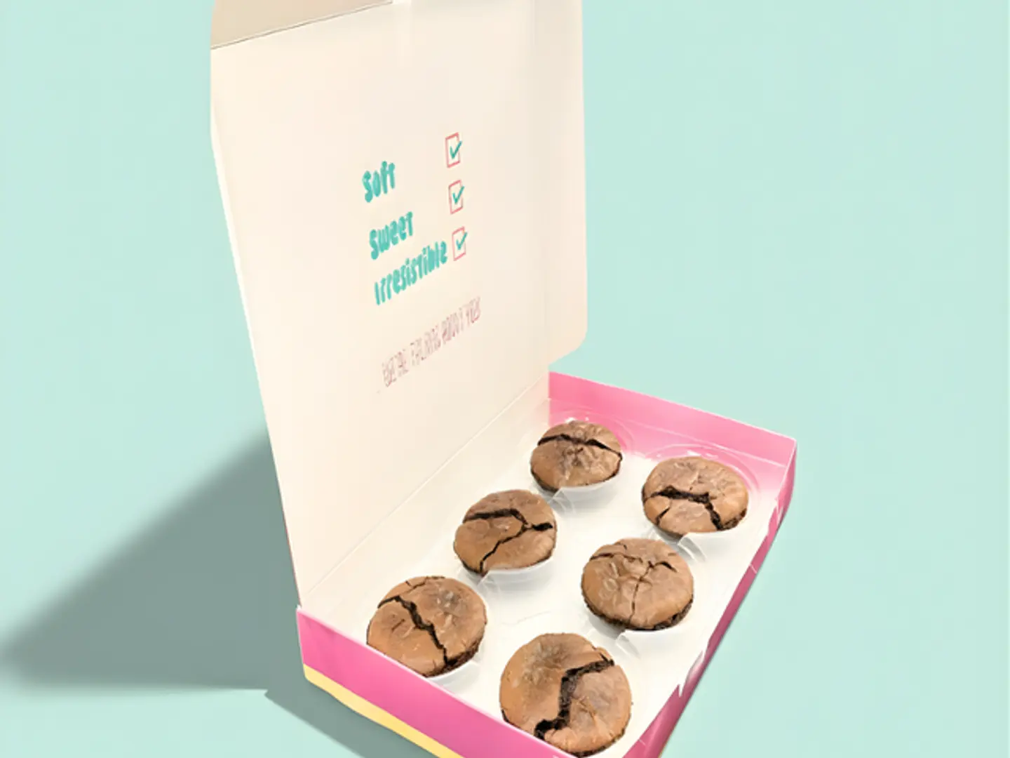 Box Of 6 Brownie Cookies