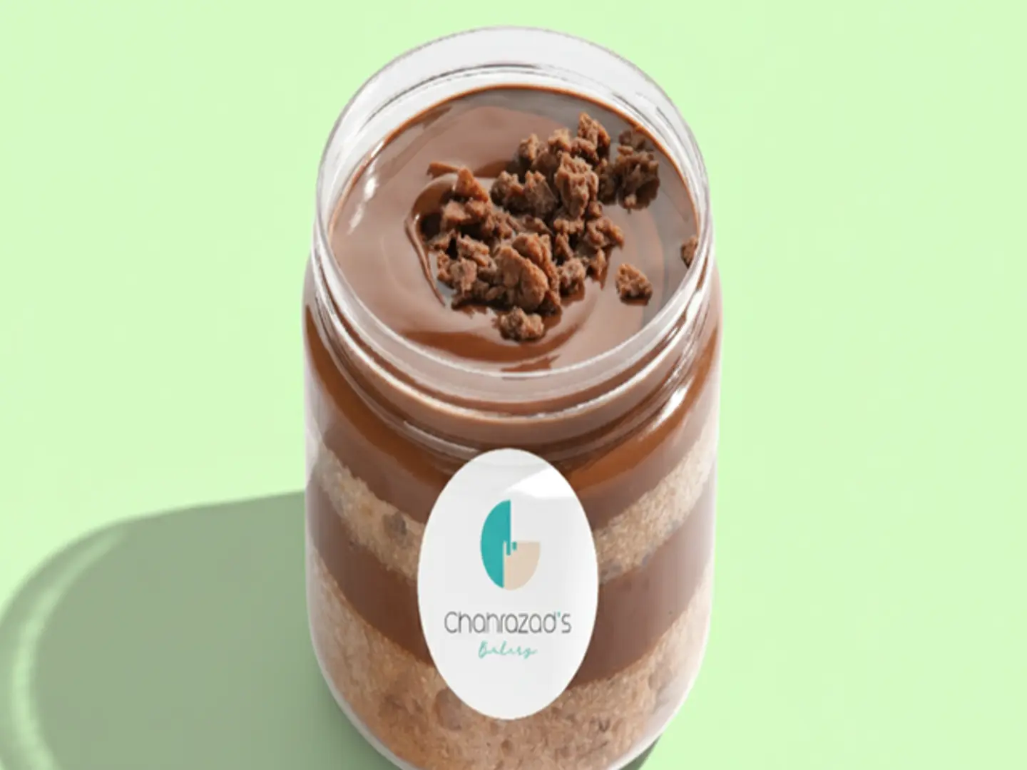 كيك جار نوتيلا