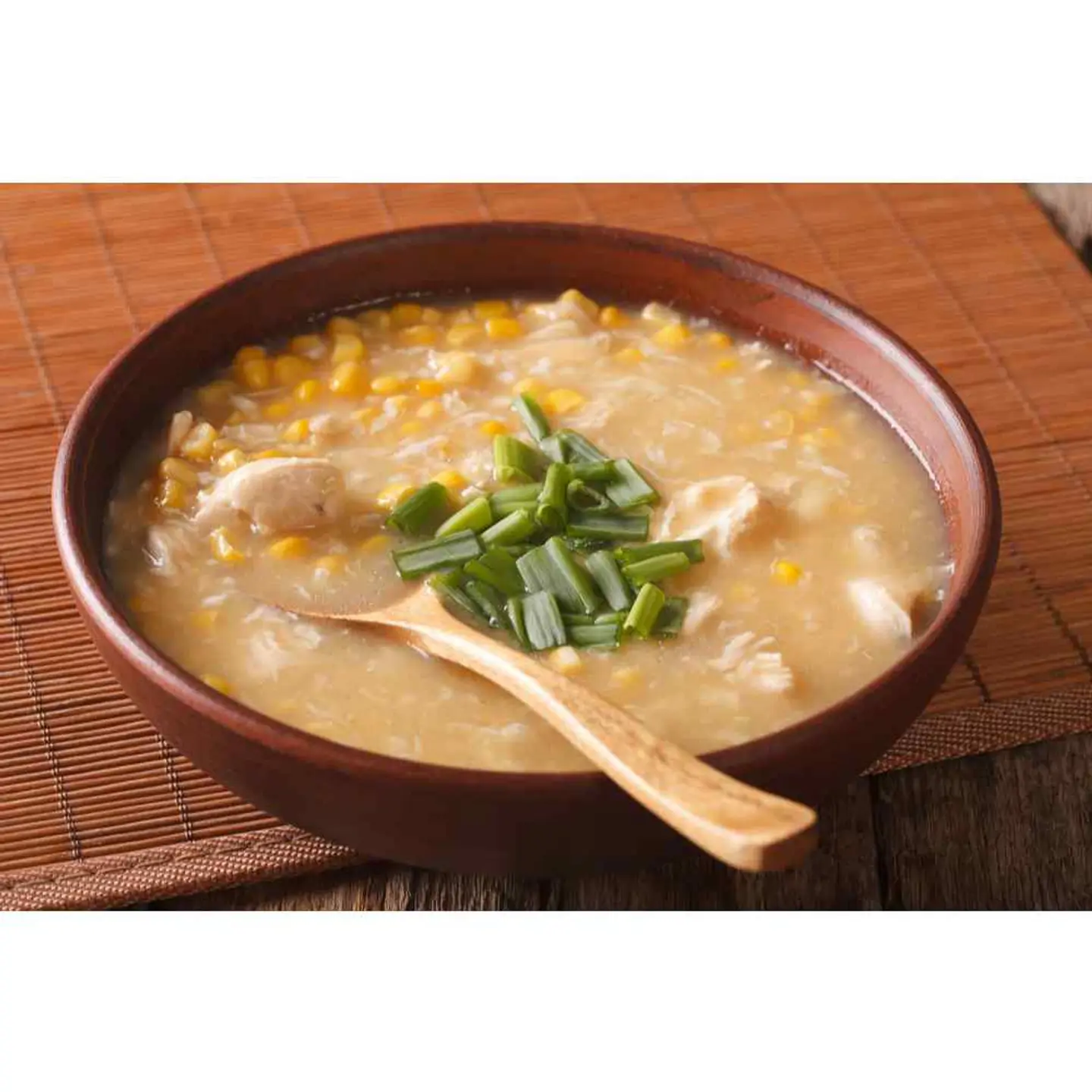 شوربة الدجاج بالذرة الحلوة