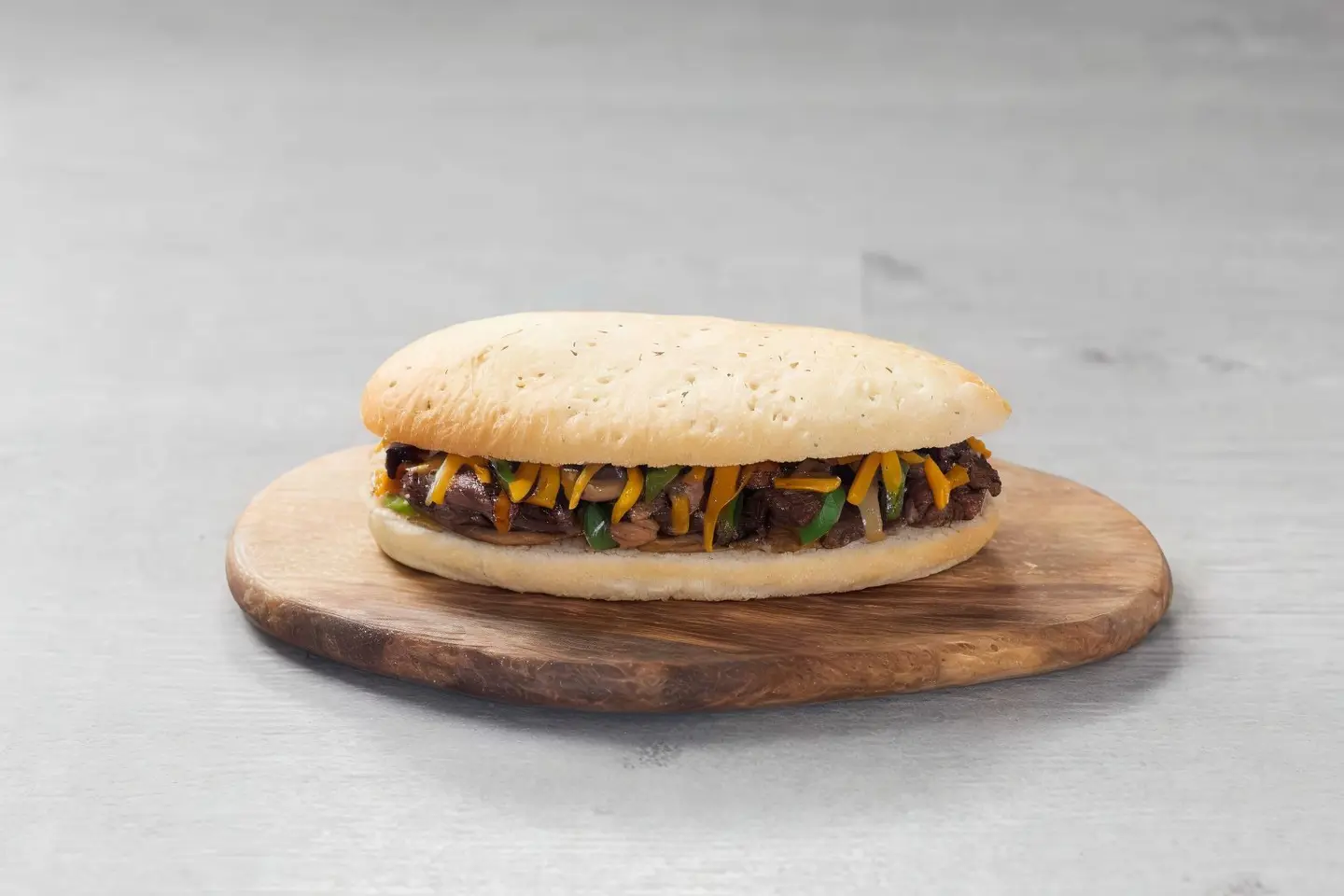 Wagyu Philly Steak Panini Sandwich