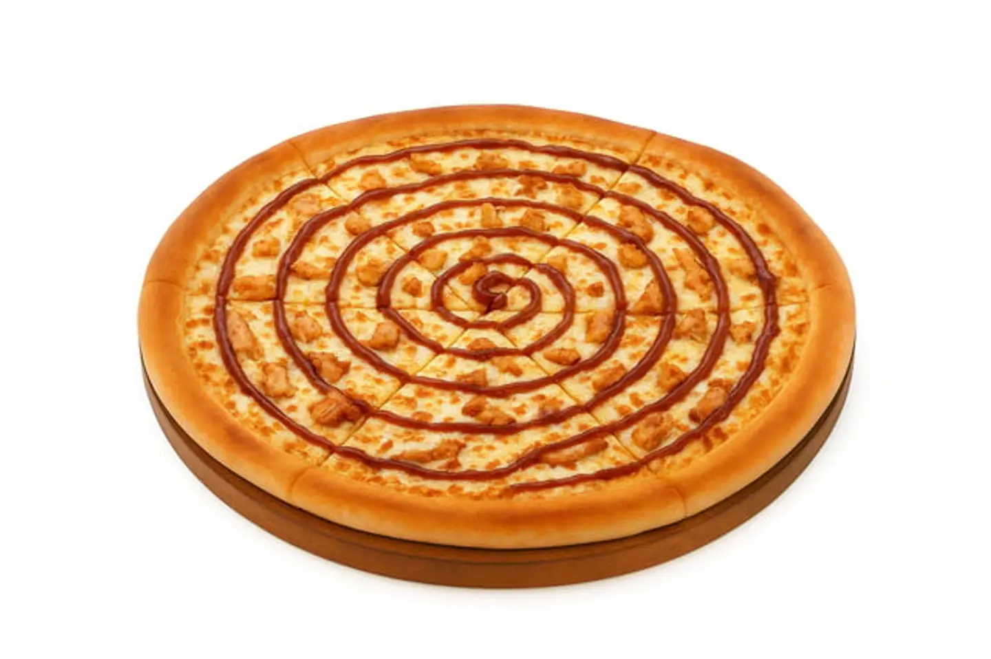 بيتزا تشيكن باربيكيو وسط