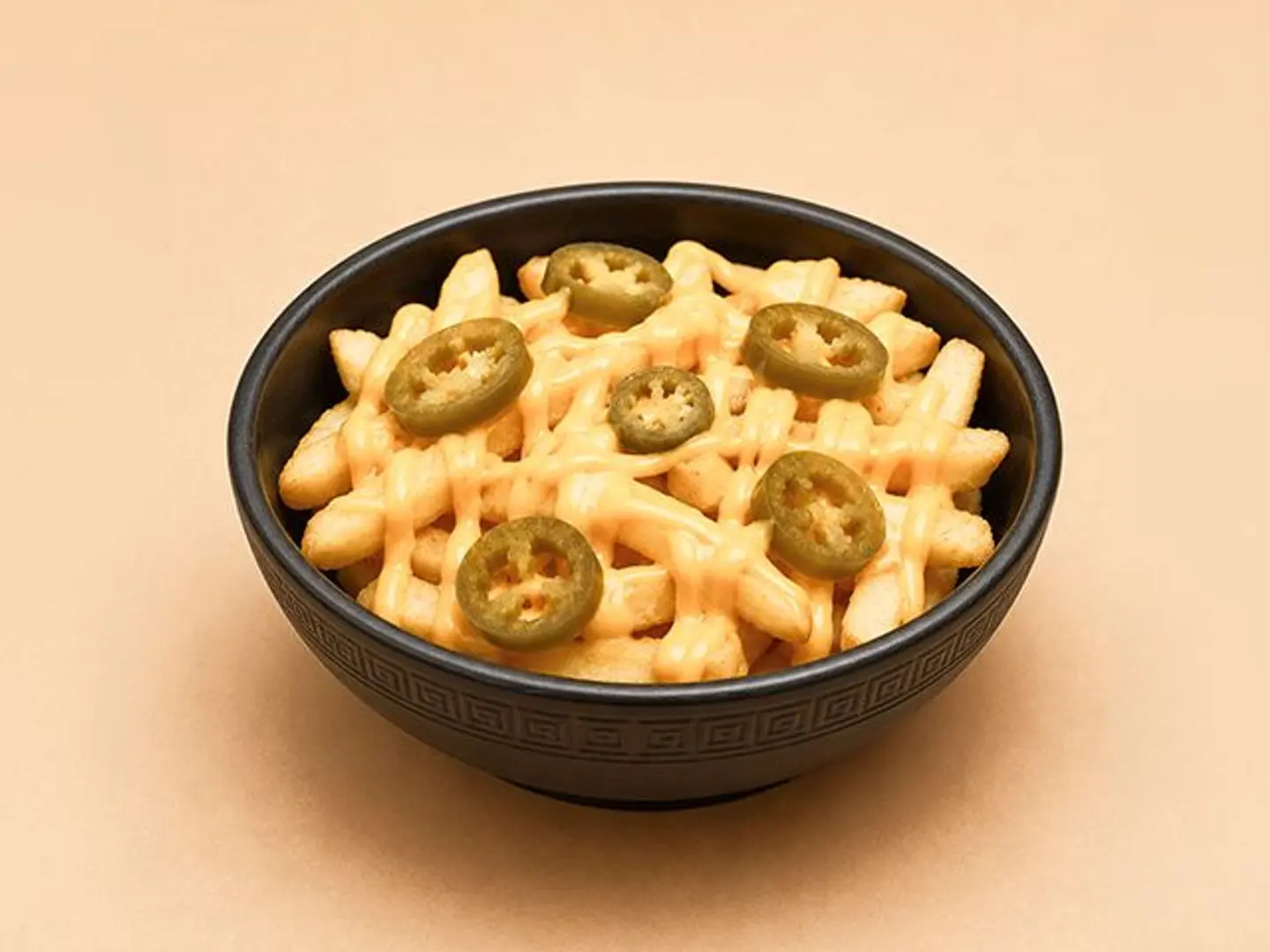 Fries Medium Cheese With Jalapeno