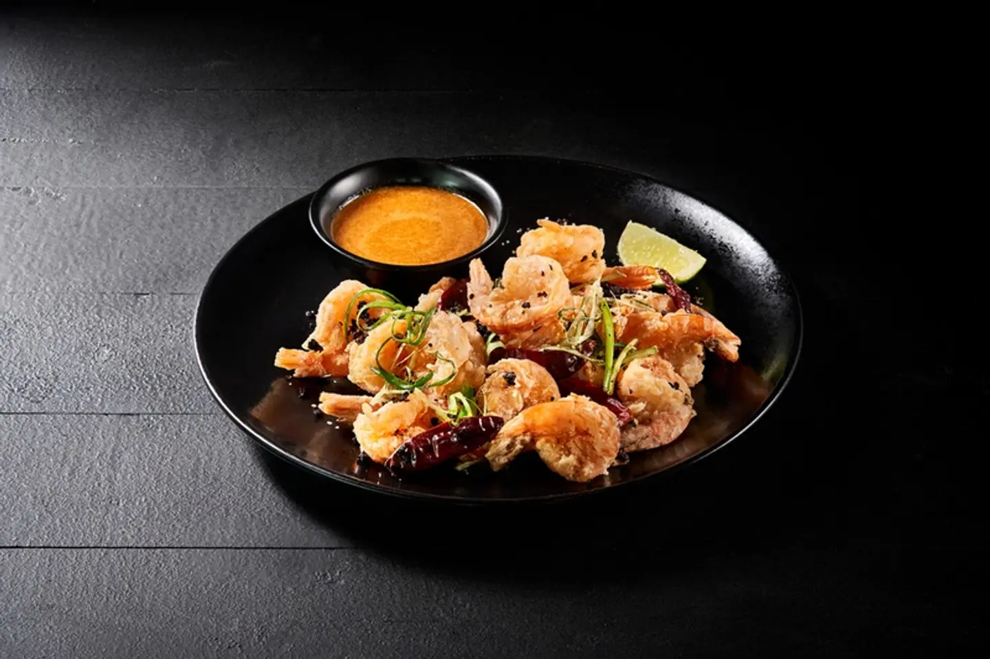 روبيان بالملح والفلفل