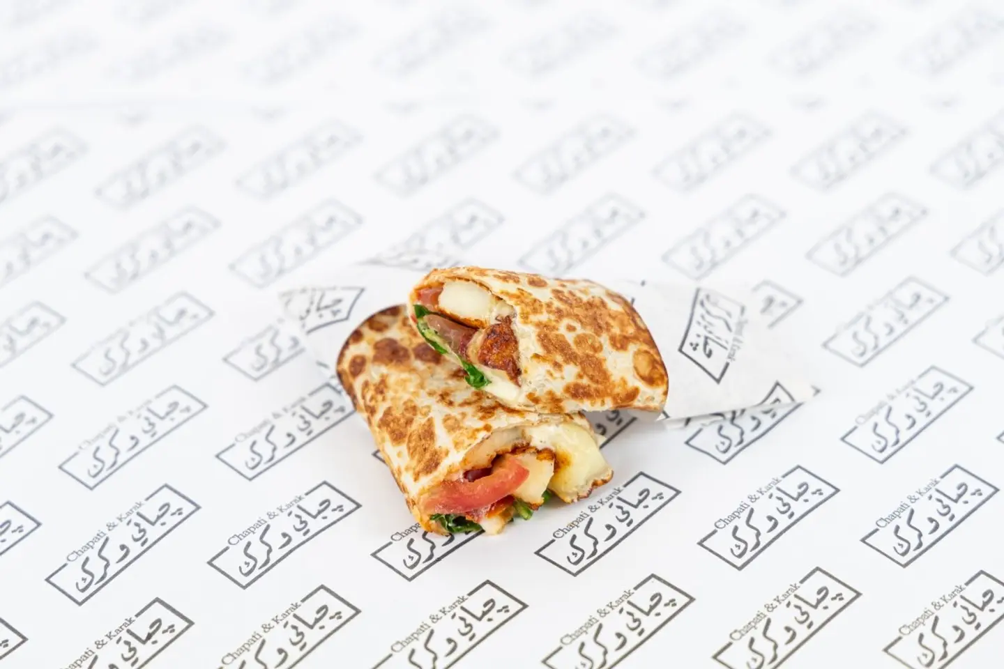 Grilled Halloumi Chapati