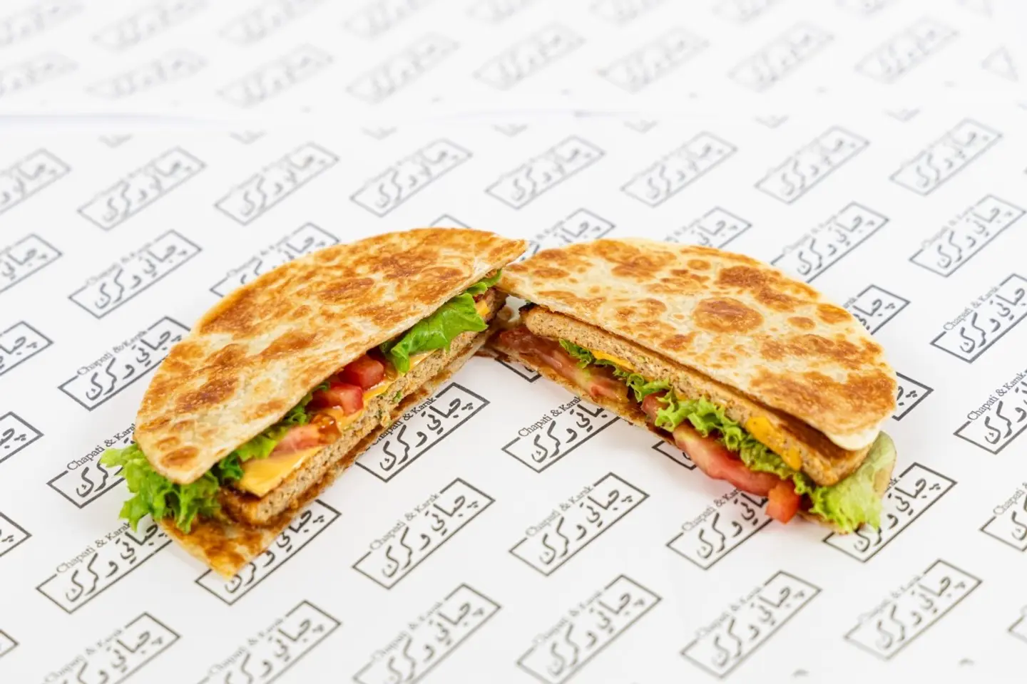 Chicken Burger Chapati