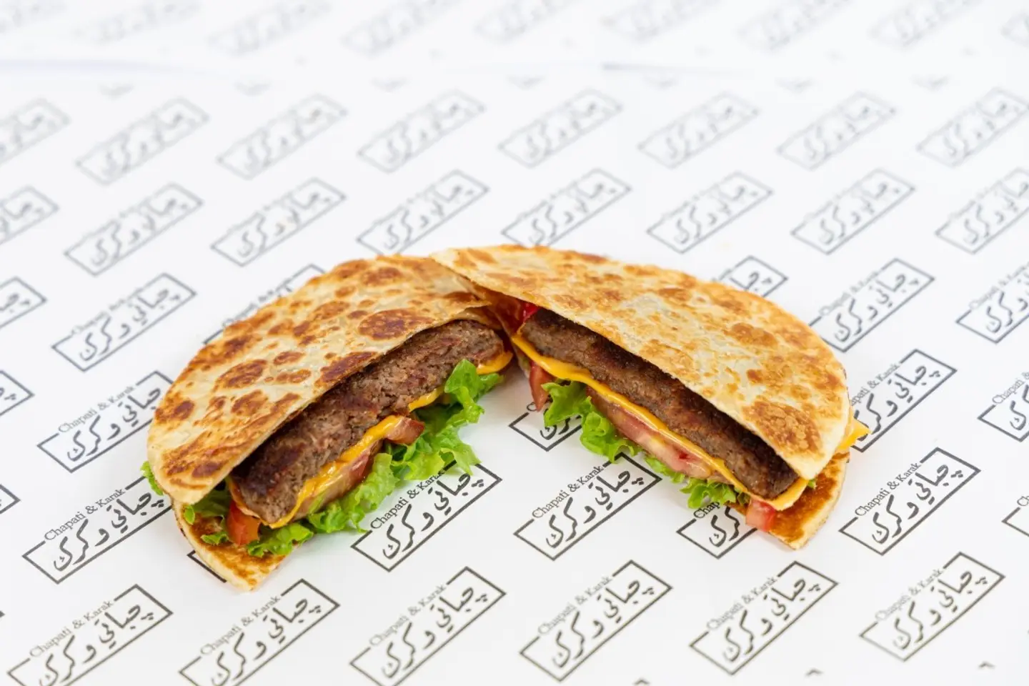 Beef Burger Chapati