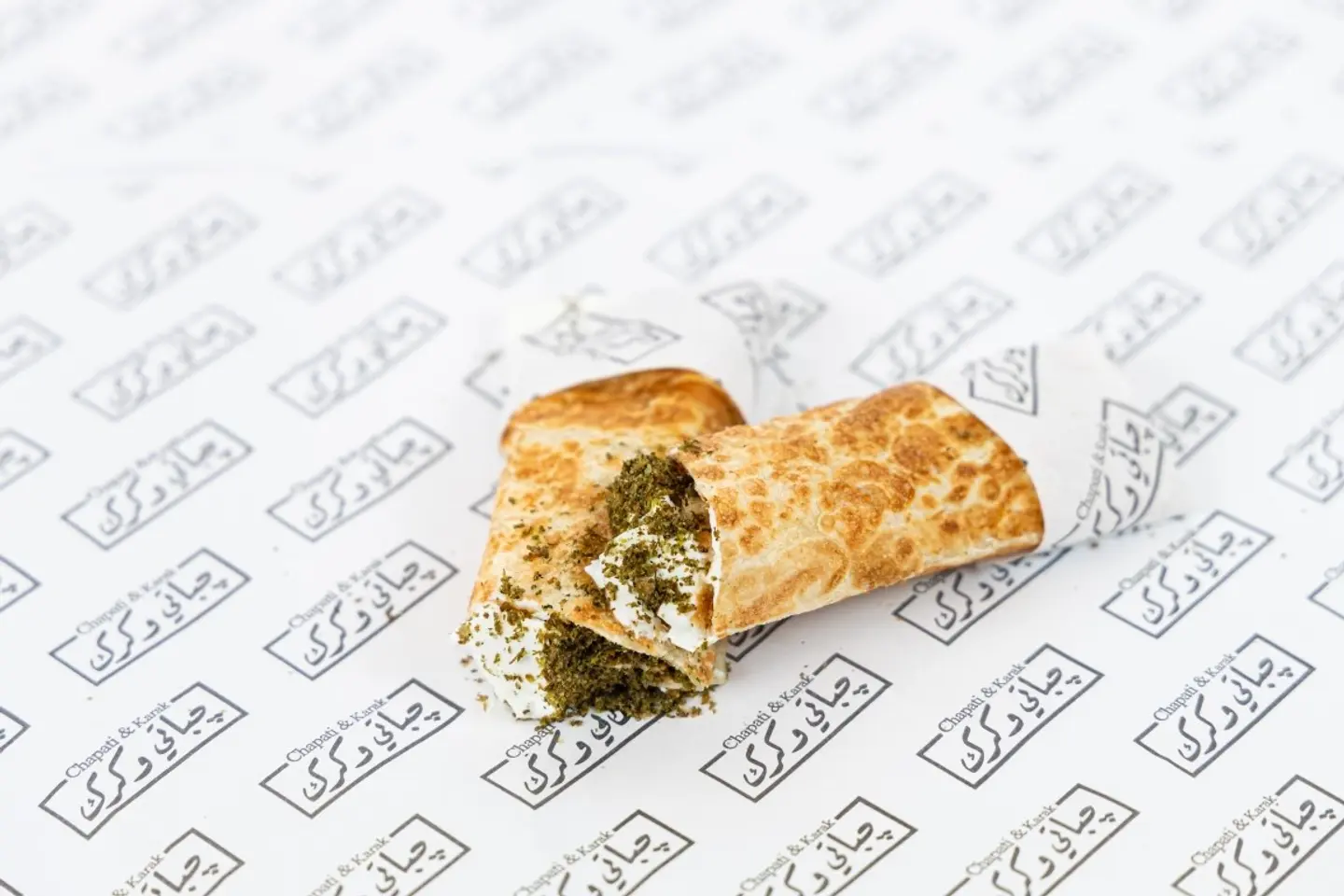 Labneh And Zaatar Chapati