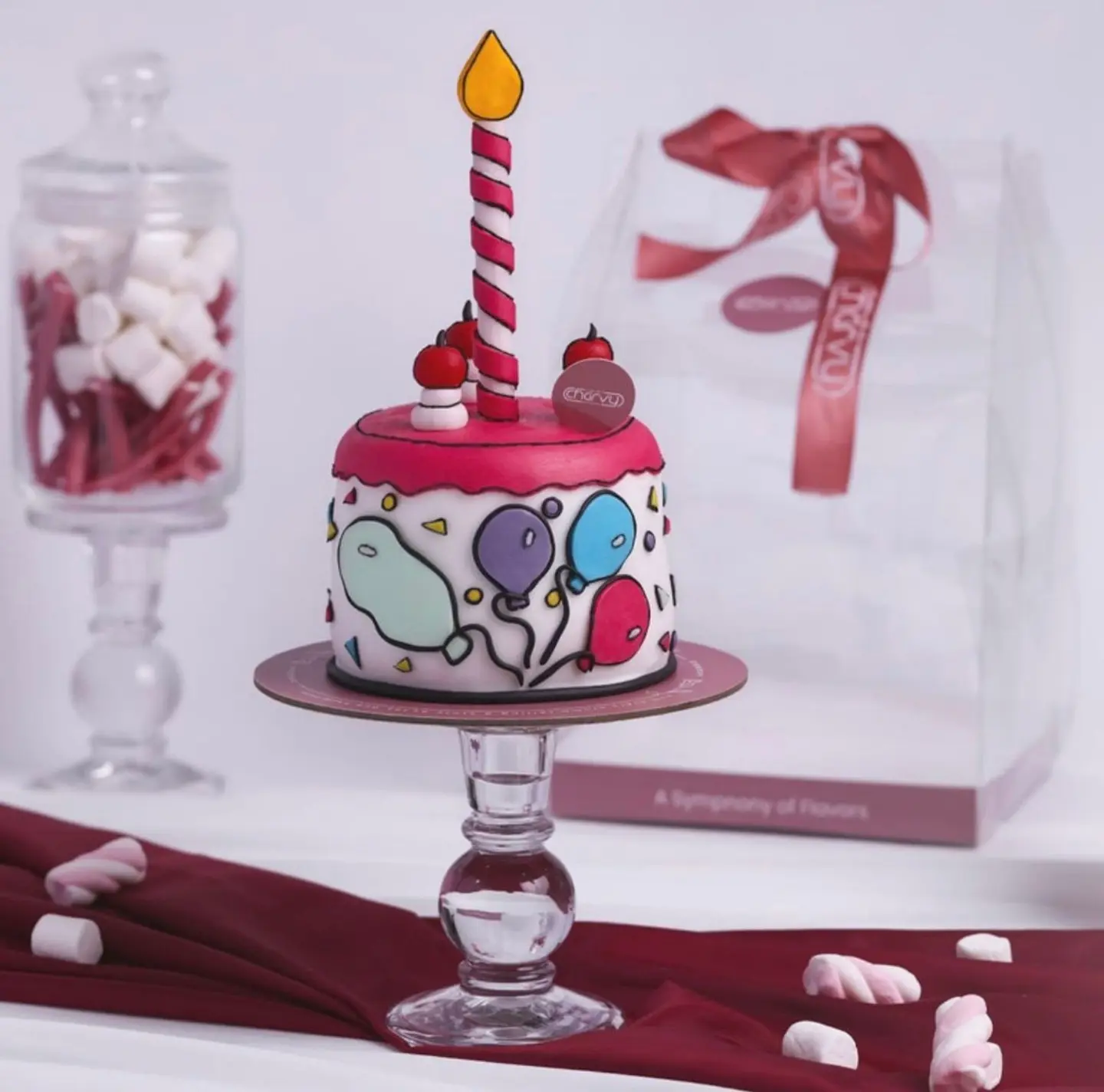 Balloons Funne Cake
