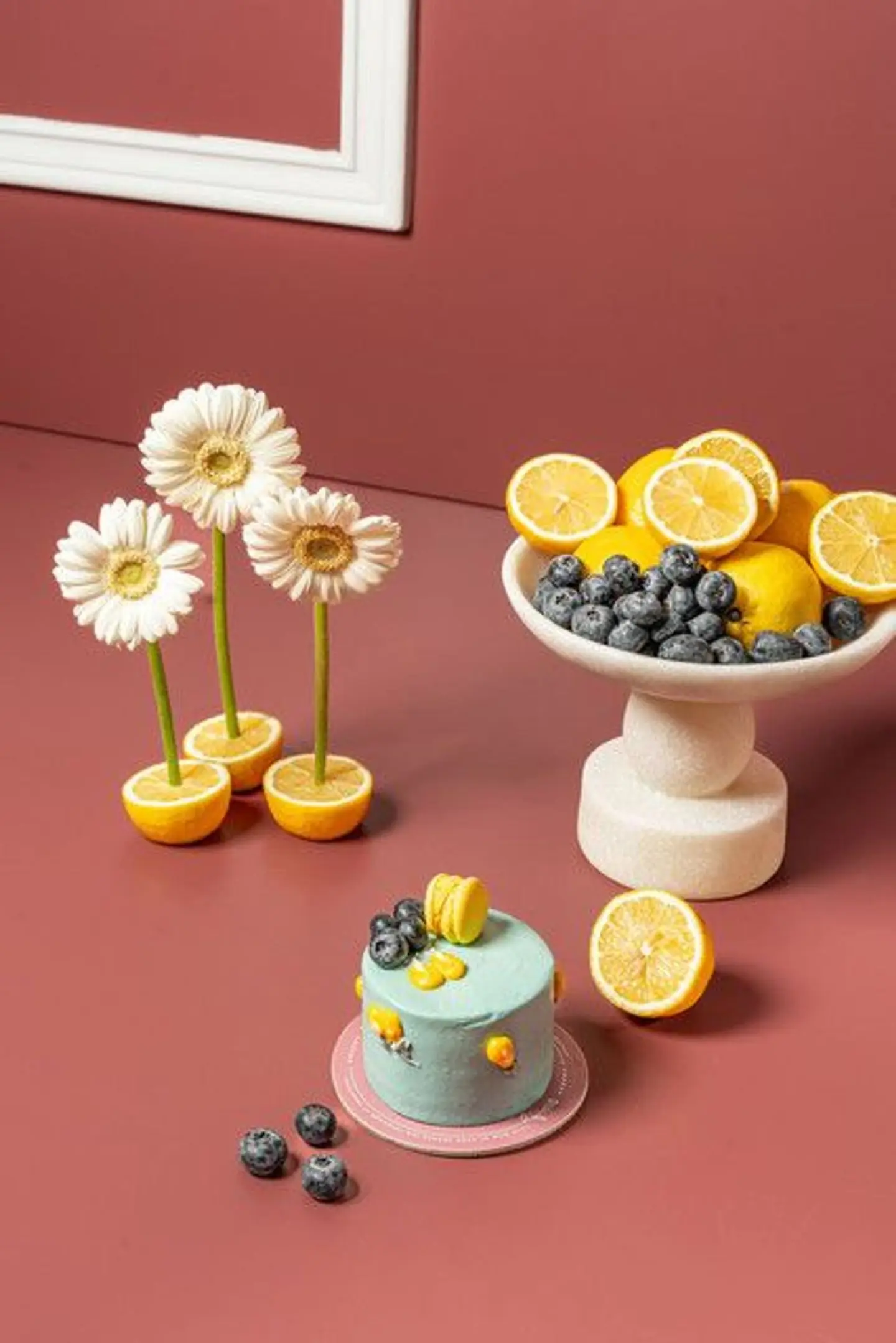 Lemon Blueberry Cake Small