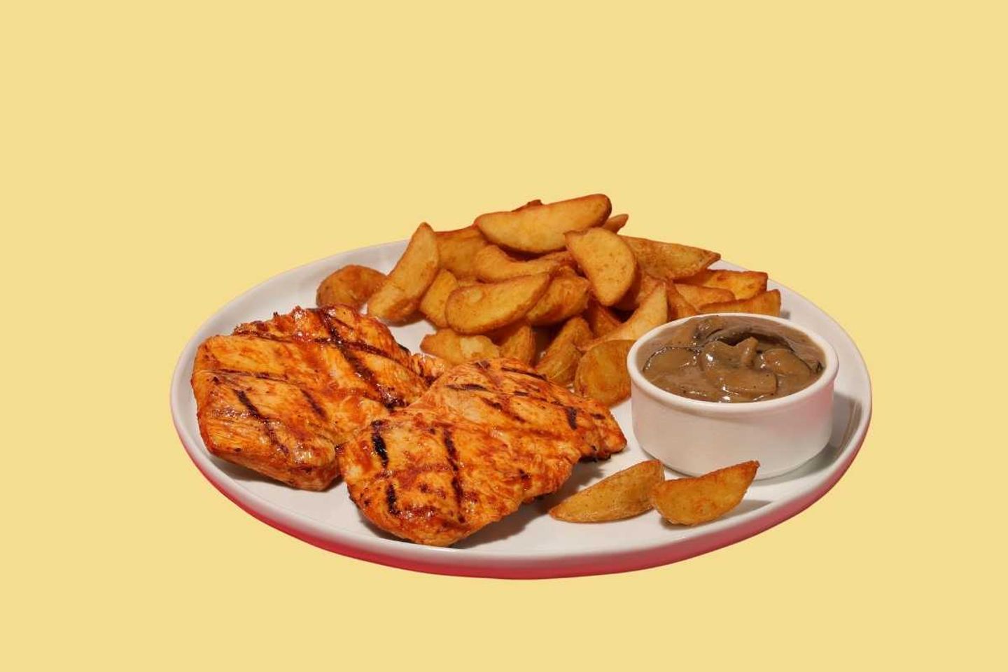 Mushroom Chicken Platter