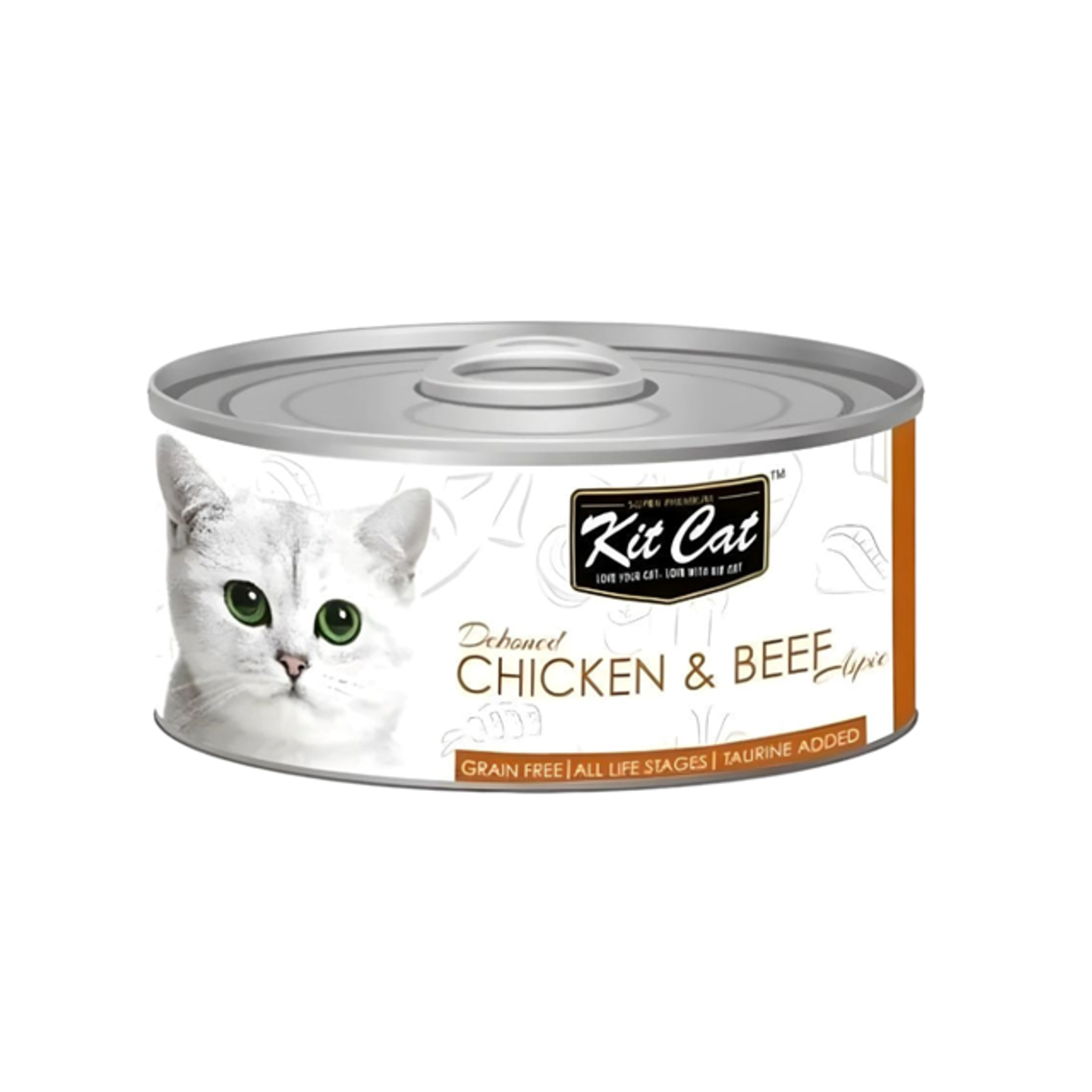 Kit Cat Wet Food Chicken With Beef 80g