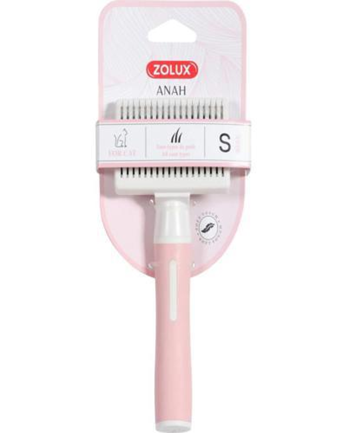 Zolux Anna Metal Comb With Handle For Cats