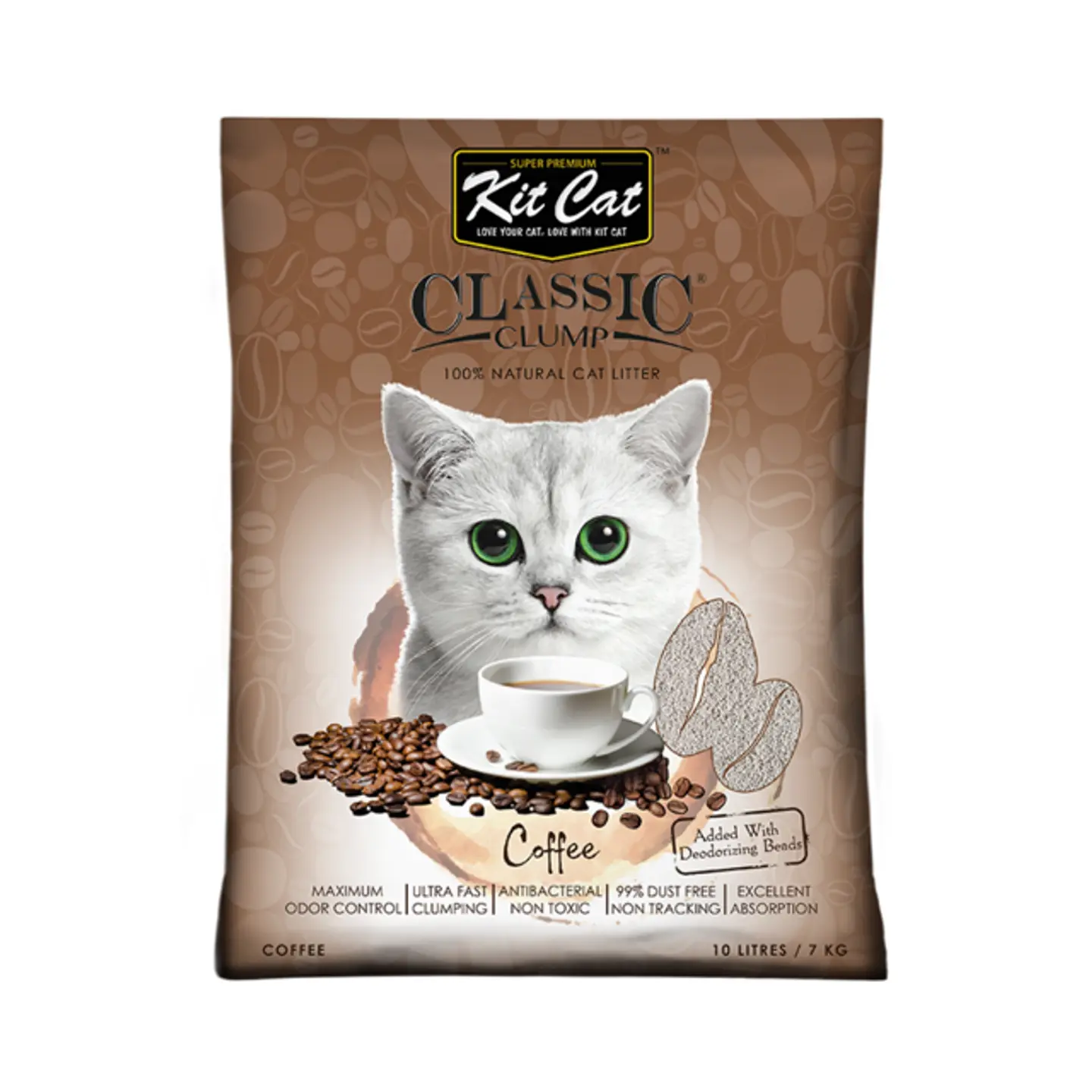 Kit Cat Classic Cat Litter Coffee Scent 10 L