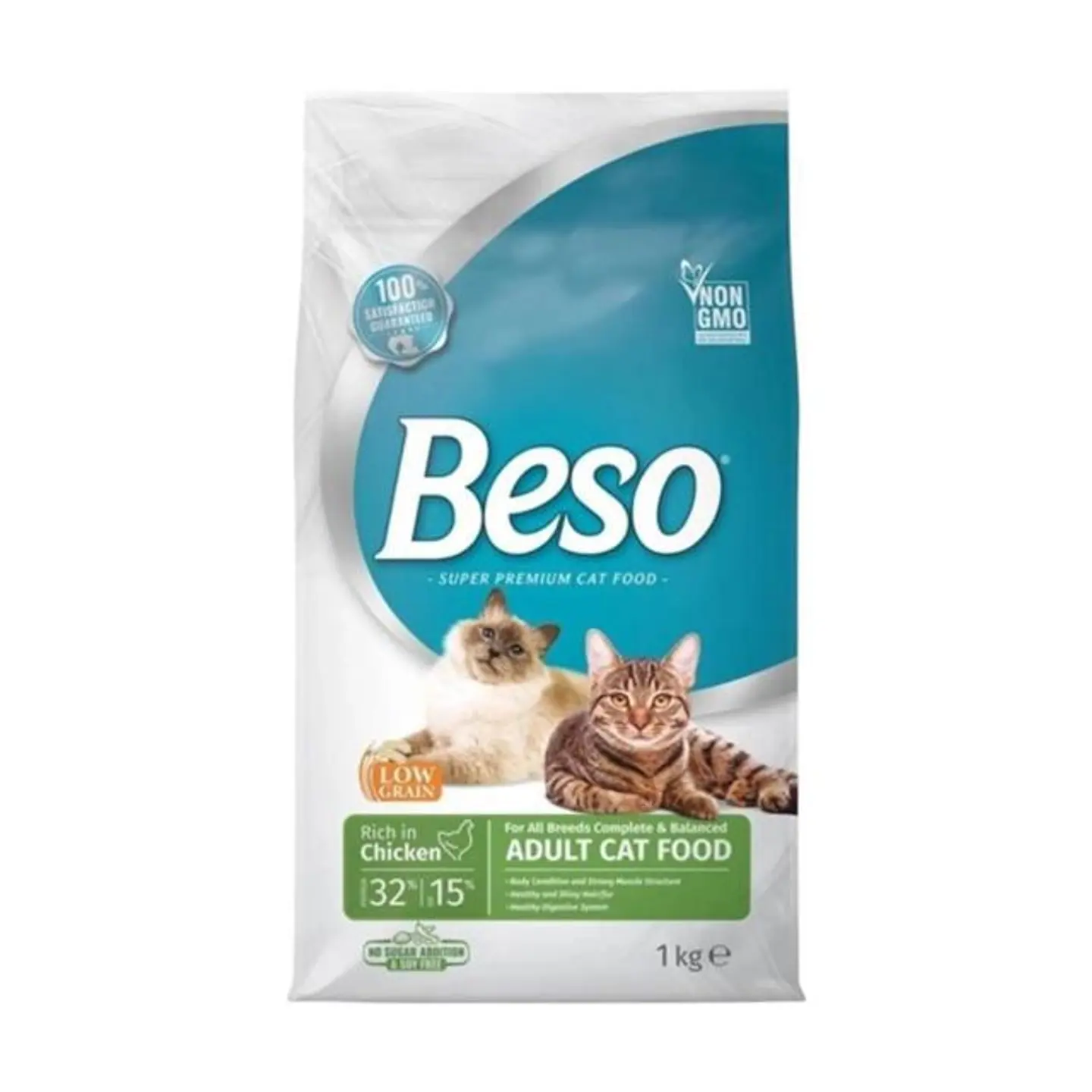 Pesso Adult Dry Cat Food Chicken 1 Kg