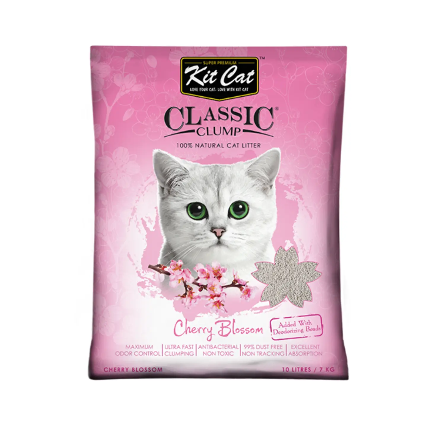 Kit Cat Classic Cat Litter Cherry Blossom Scent 10 L