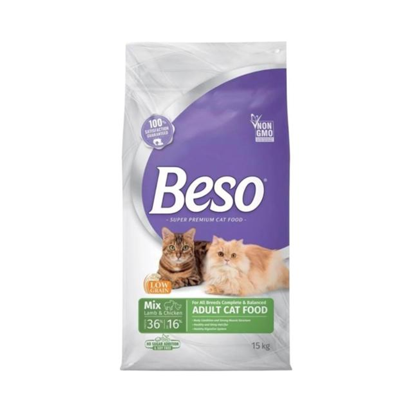 Pesso Adult Dry Cat Food Chicken & Lamb 2 Kg