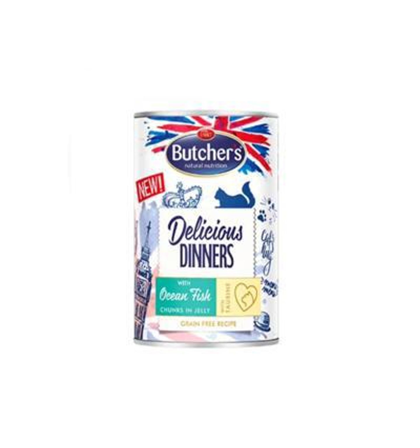 Butcher’s Wet Food Fish Chunks In Jelly For Cats 400g