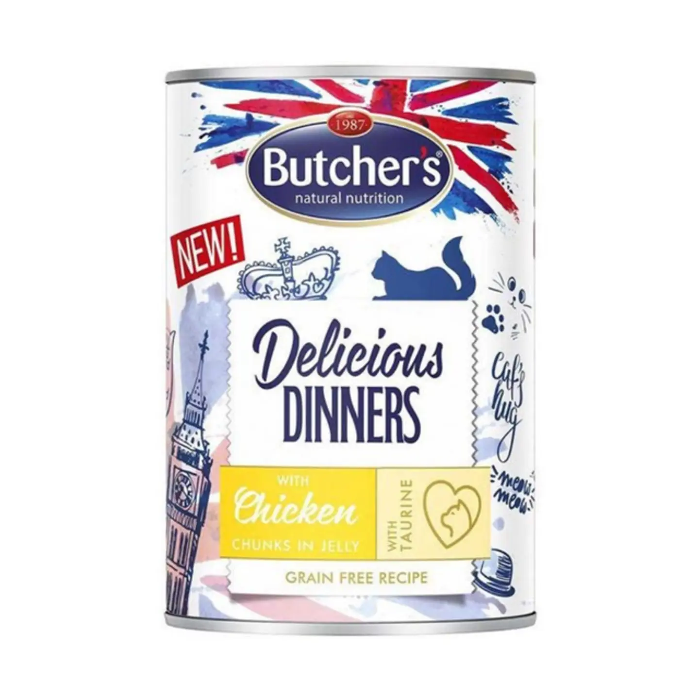 Butcher’s Chicken Chunks In Jelly Wet Cat Food 400g