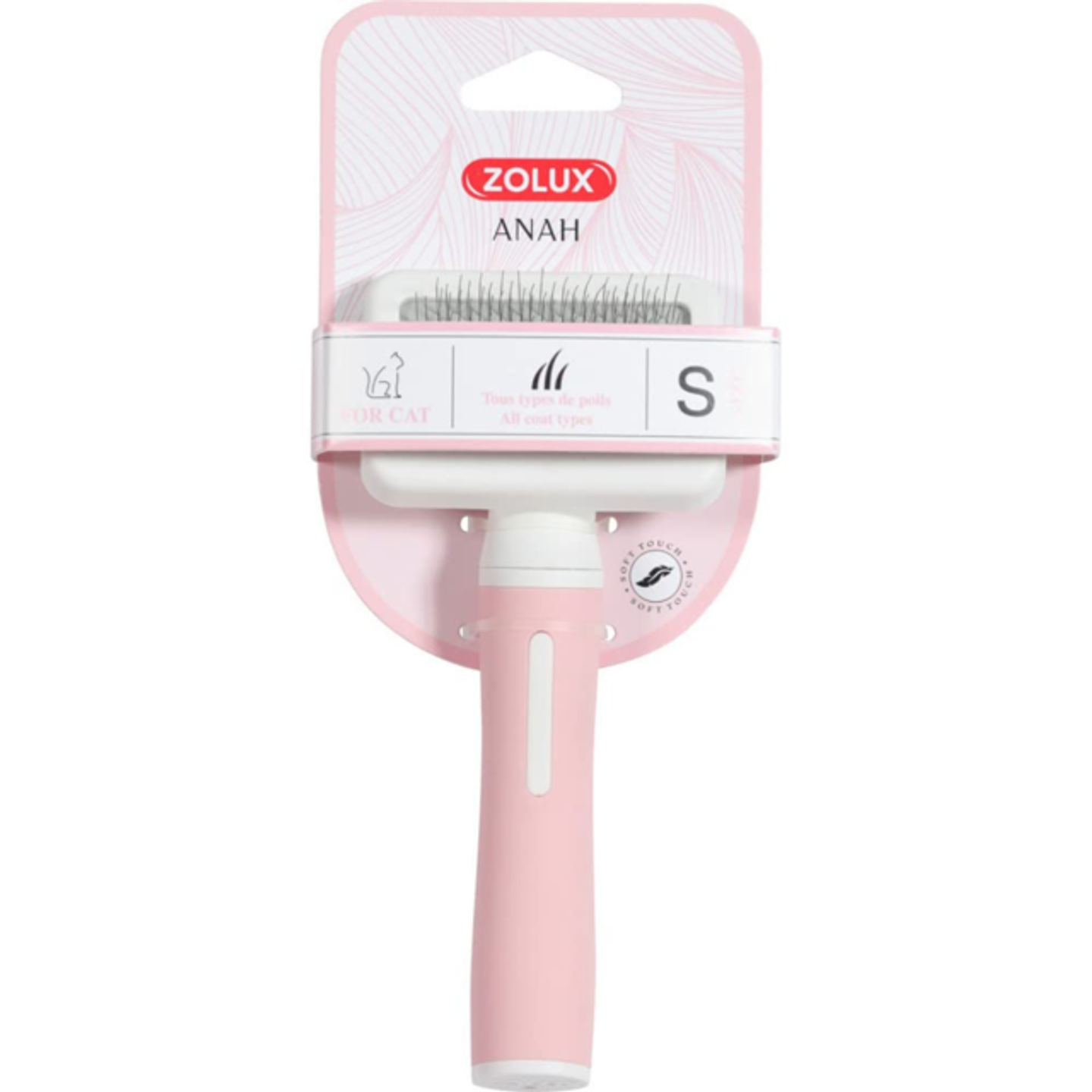 Zolux Anna Metal Comb With Handle For Cats