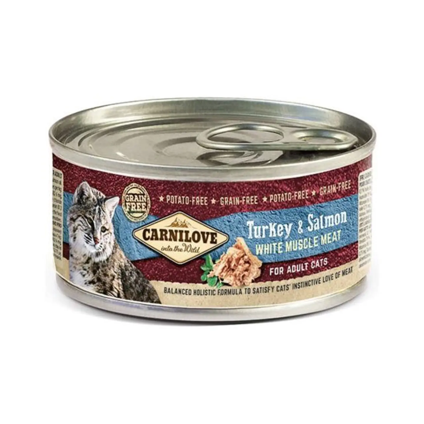 Carnilove Turkey And Salmon Canned Cat Food 100g
