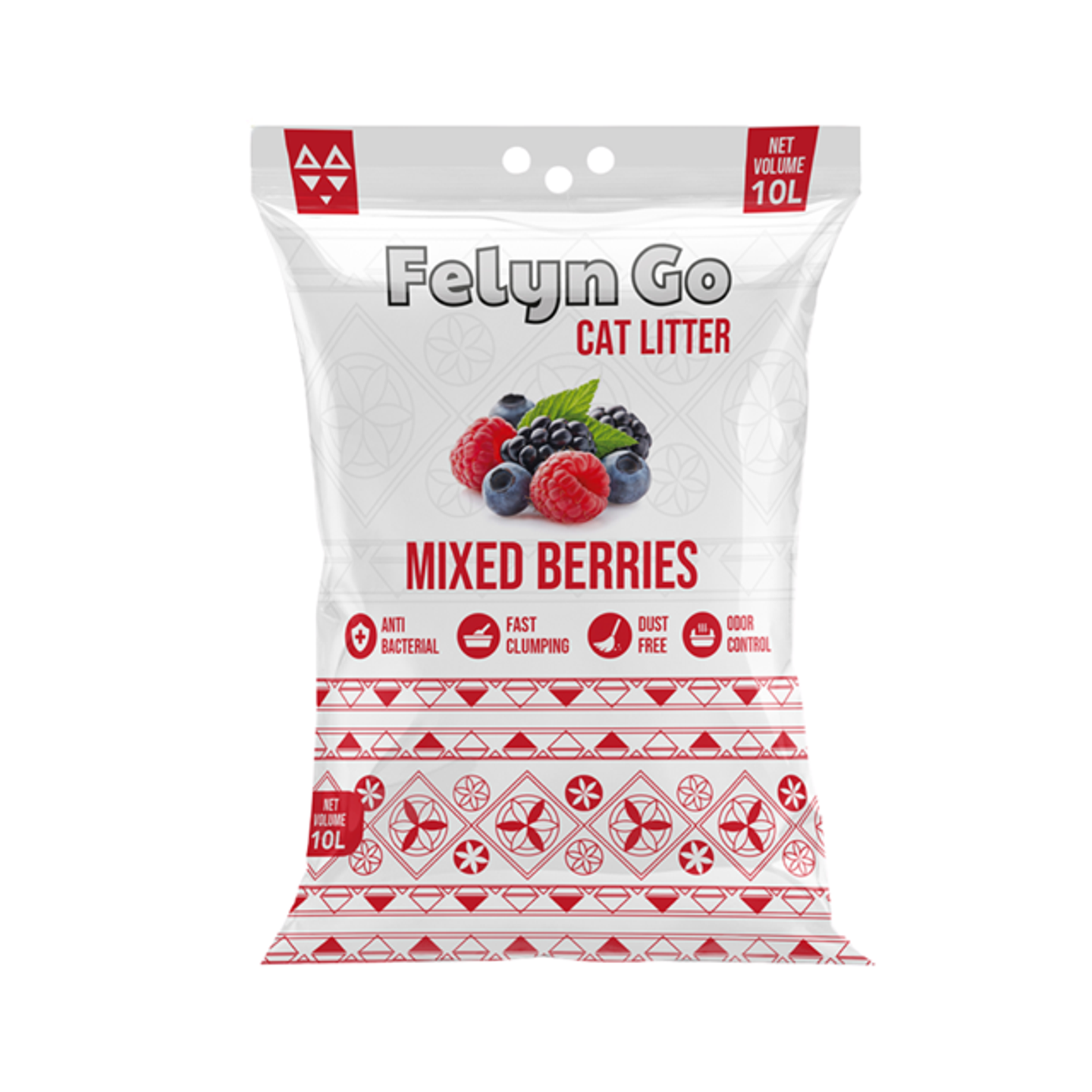 Feline Go Classic Cat Litter Berry & Strawberry Scent 10 L