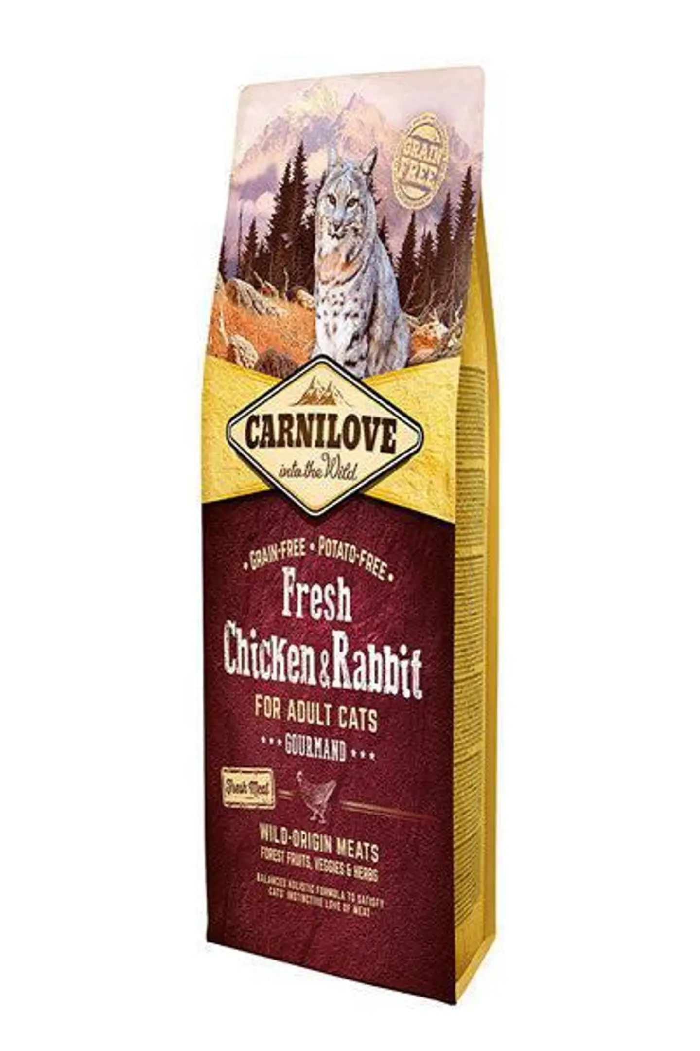 Carnilove Dry Food With Chicken And Rabbit For Adult Cats   2 Kg