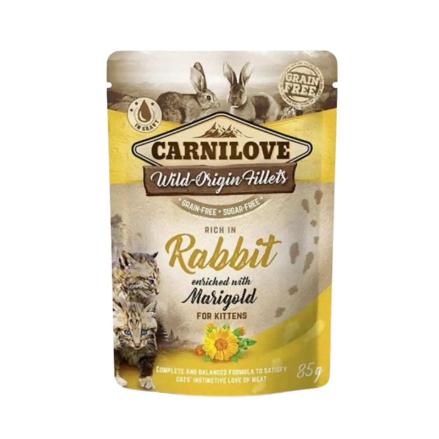 Carnilove Kitten Wet Cat Food Rabbit Flavor 85g