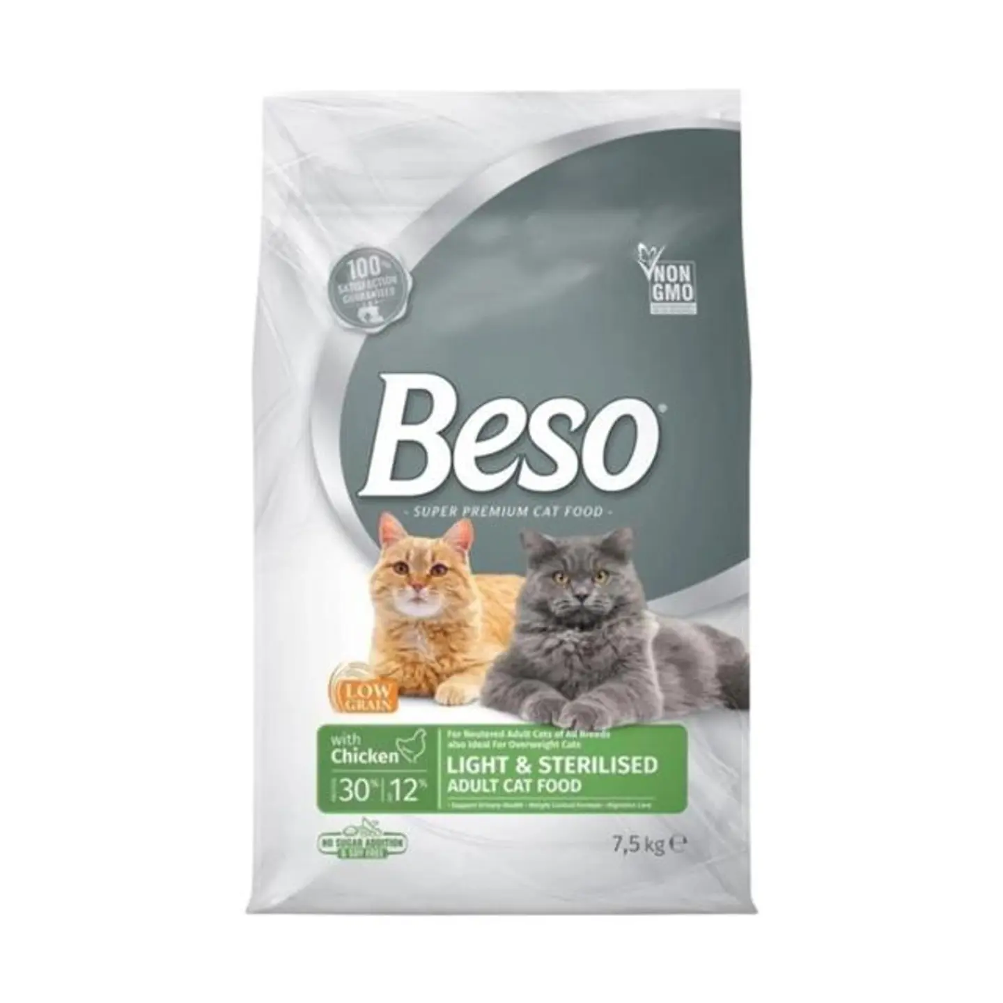 Pesso Adult Sterilized Dry Cat Food Chicken 2 Kg