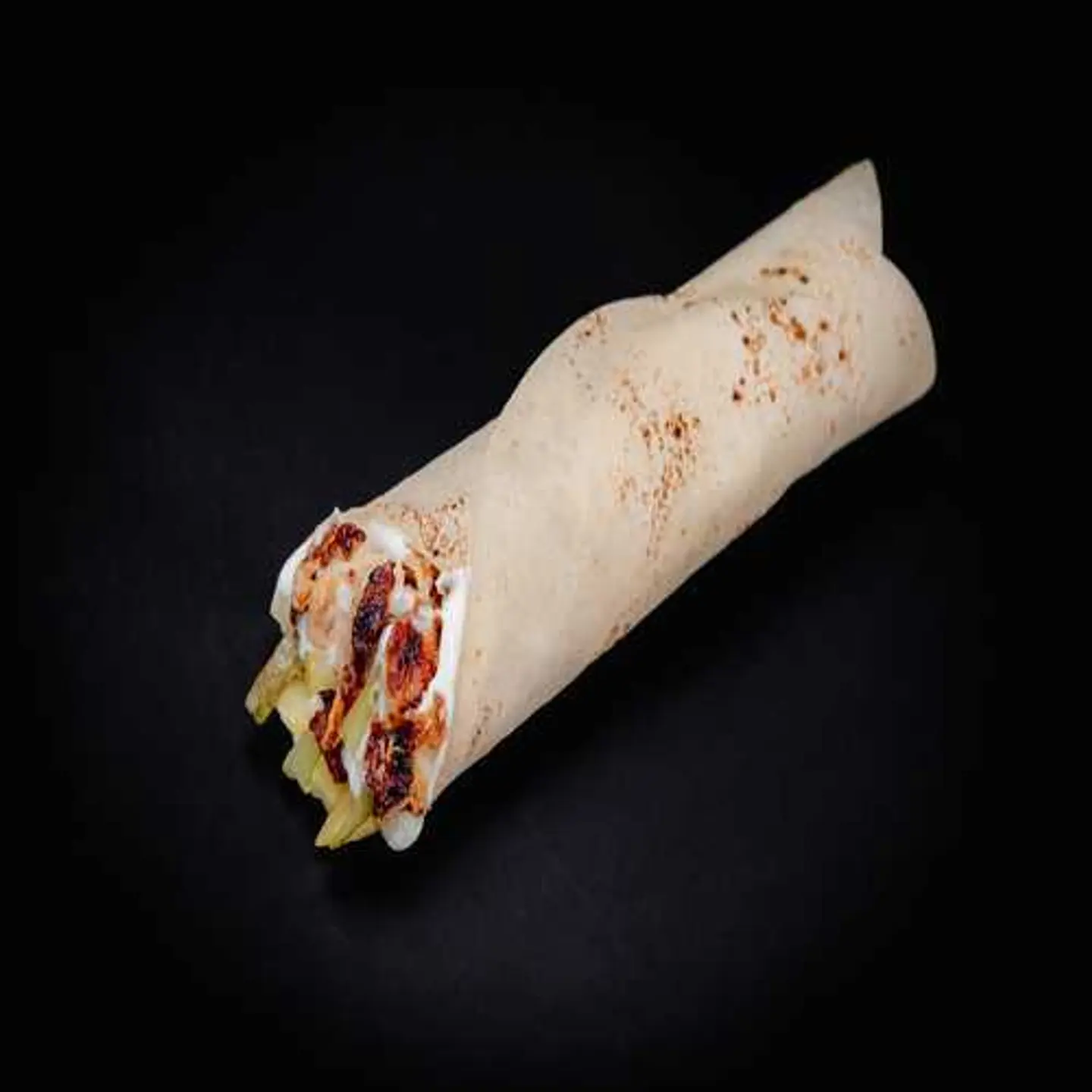 Saj Bread Chicken Shawarma