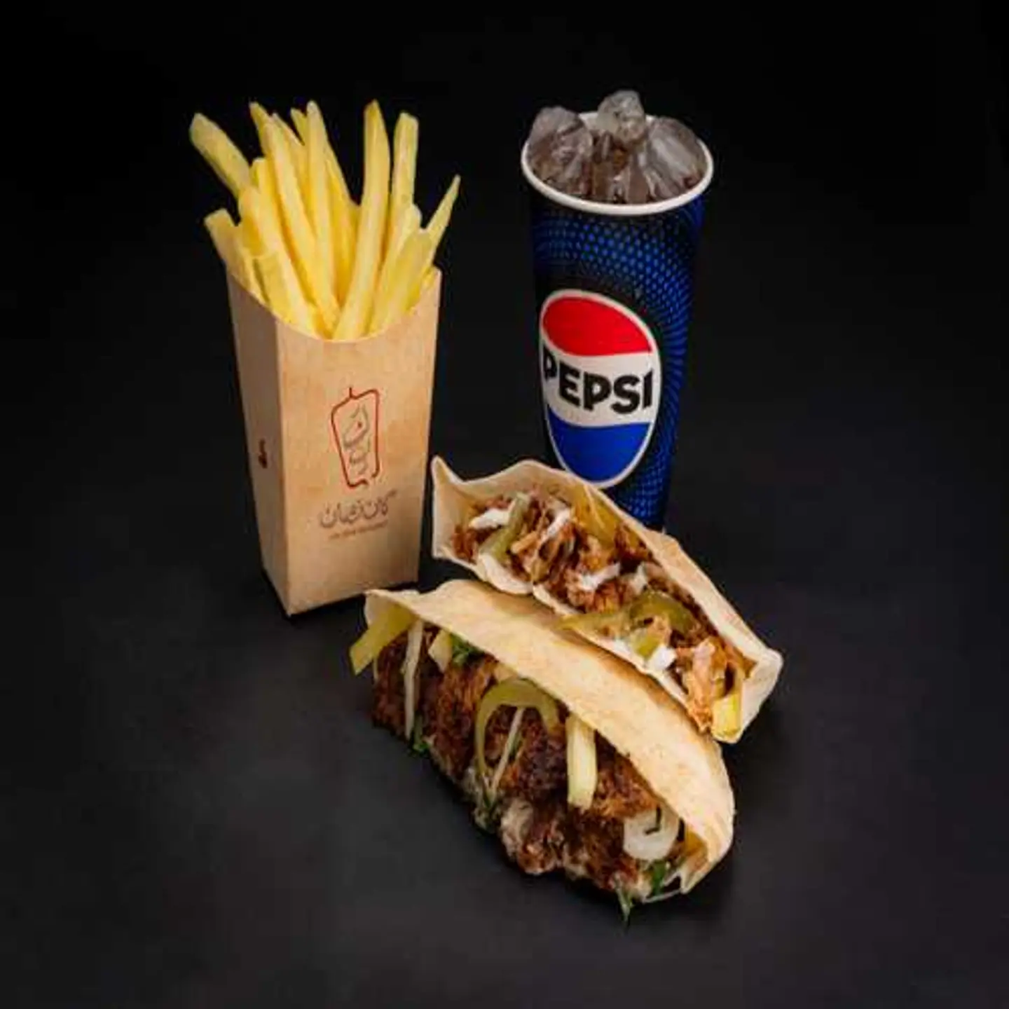 وجبة شاورما كان زمان لحم