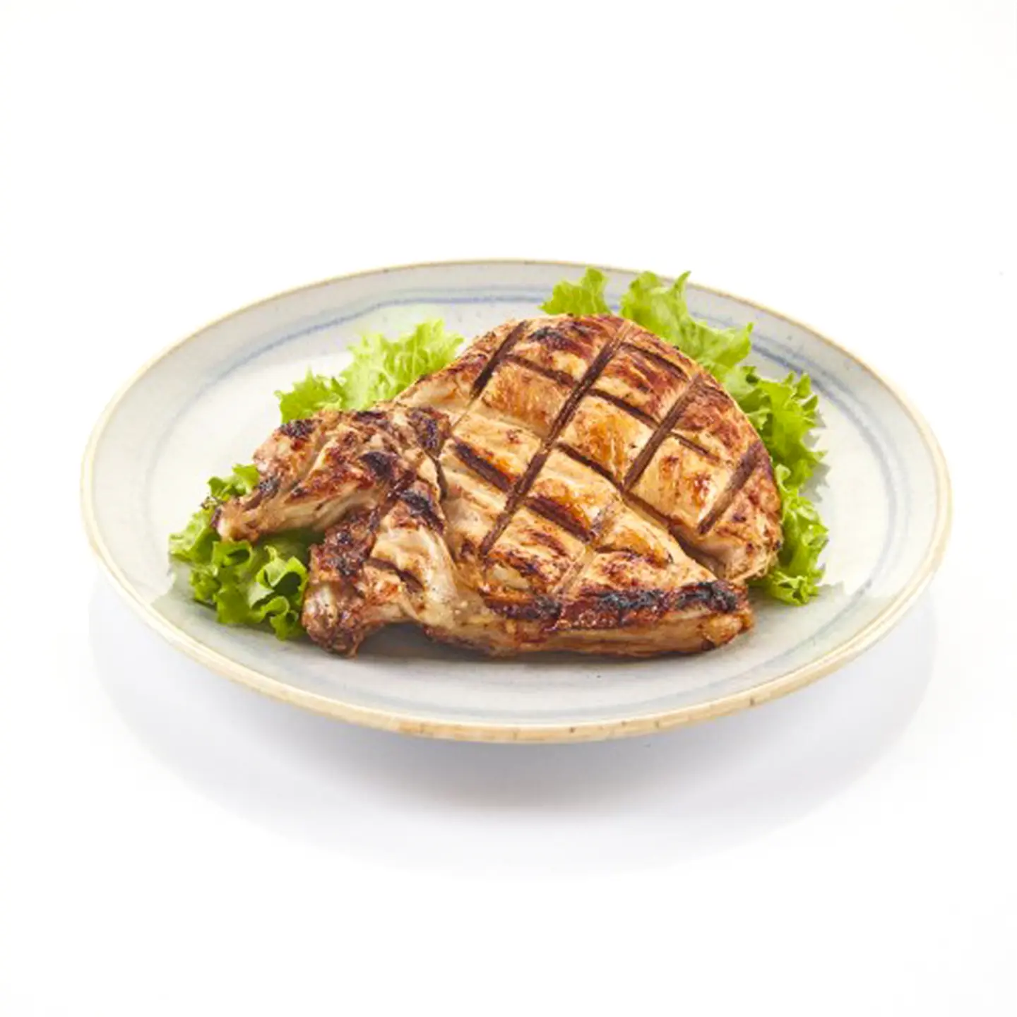 Quarter Roasted Chicken With Rice And Vegetables