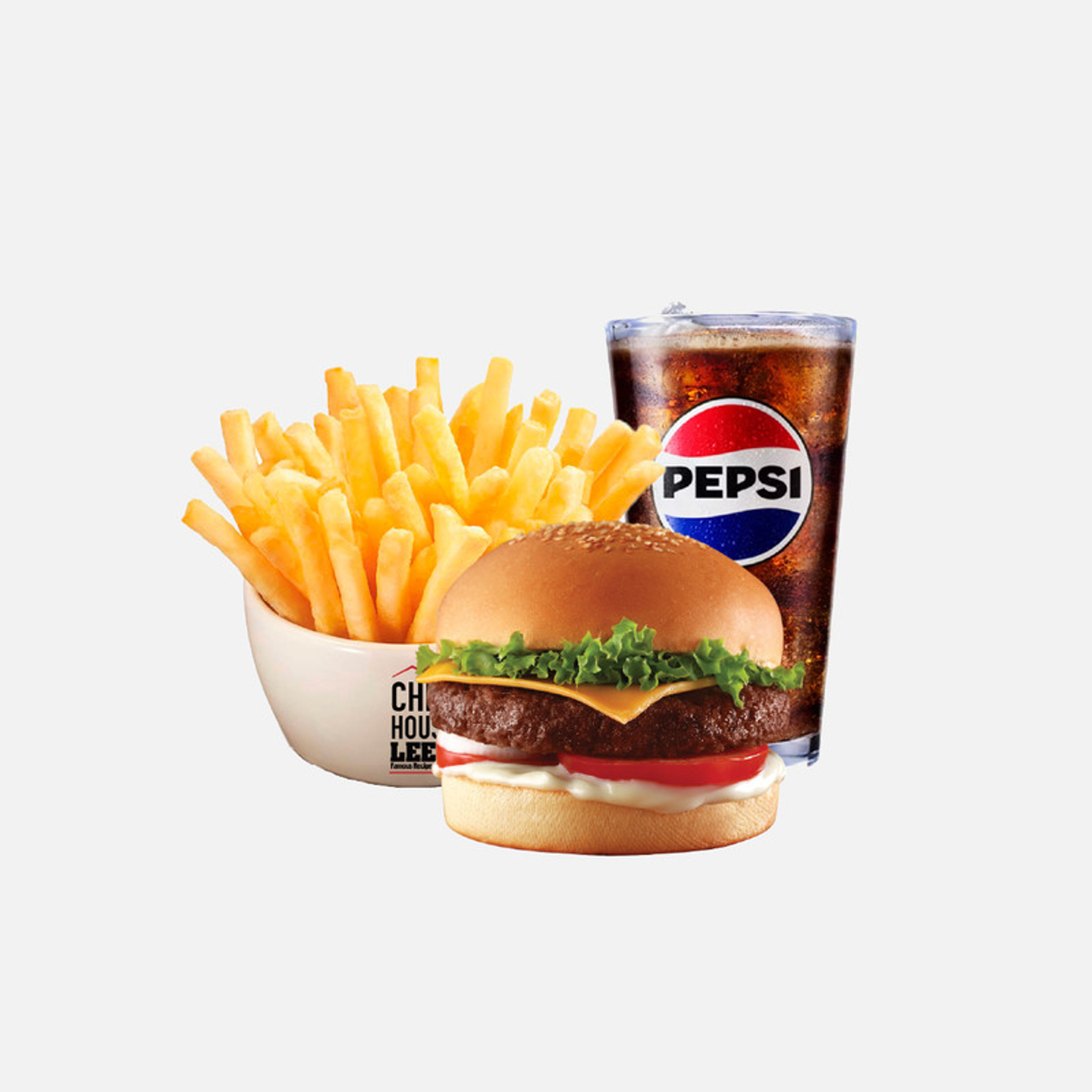 تشيز برجر ديلوكس كومبو