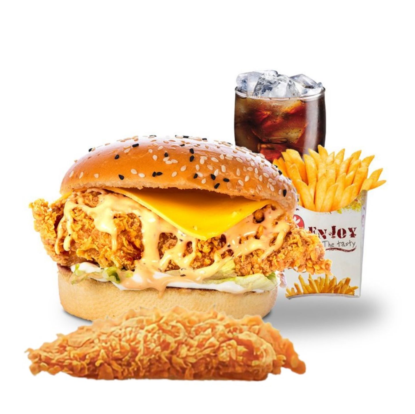 Zinger Meal And Piece Of Strips