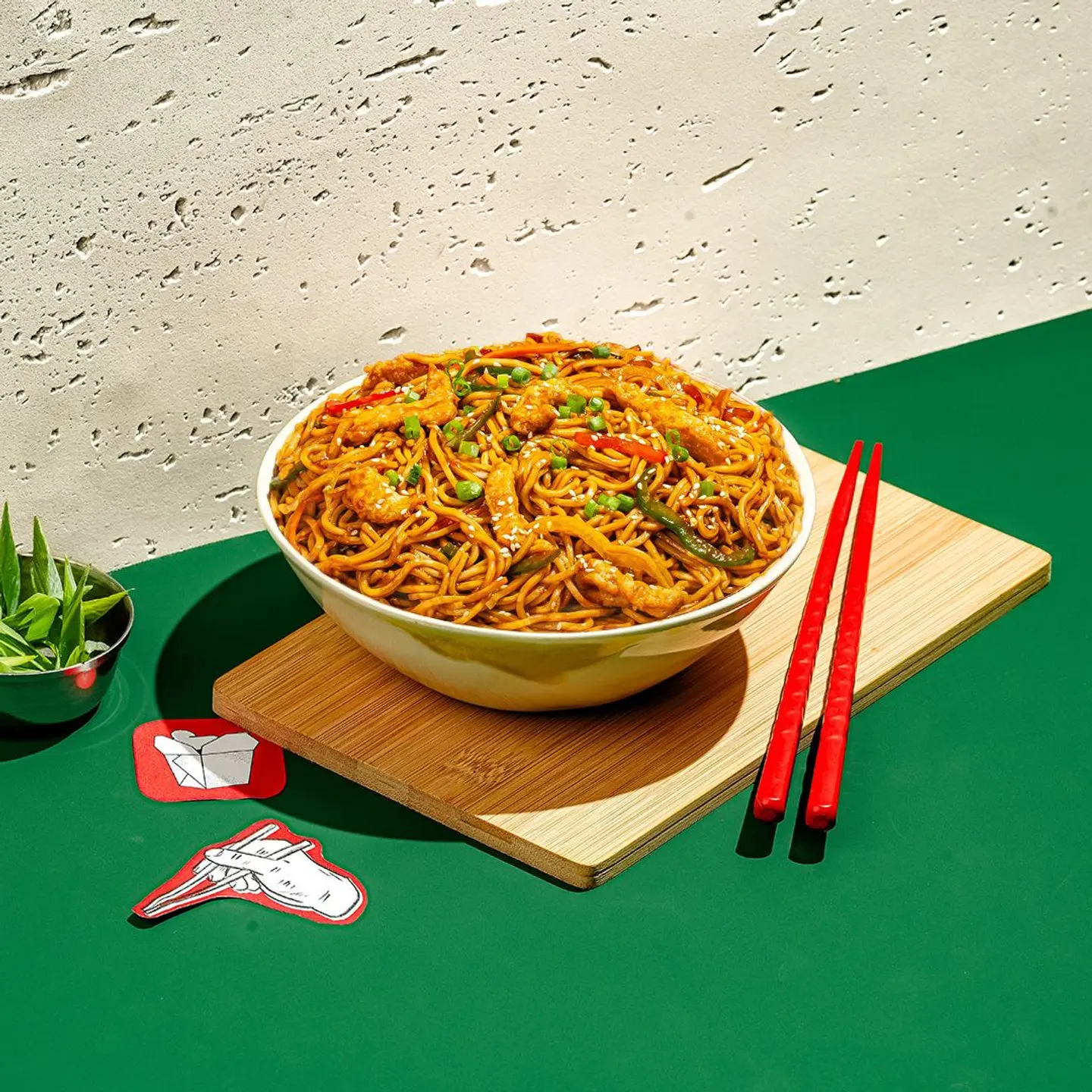 نودلز بالخضار