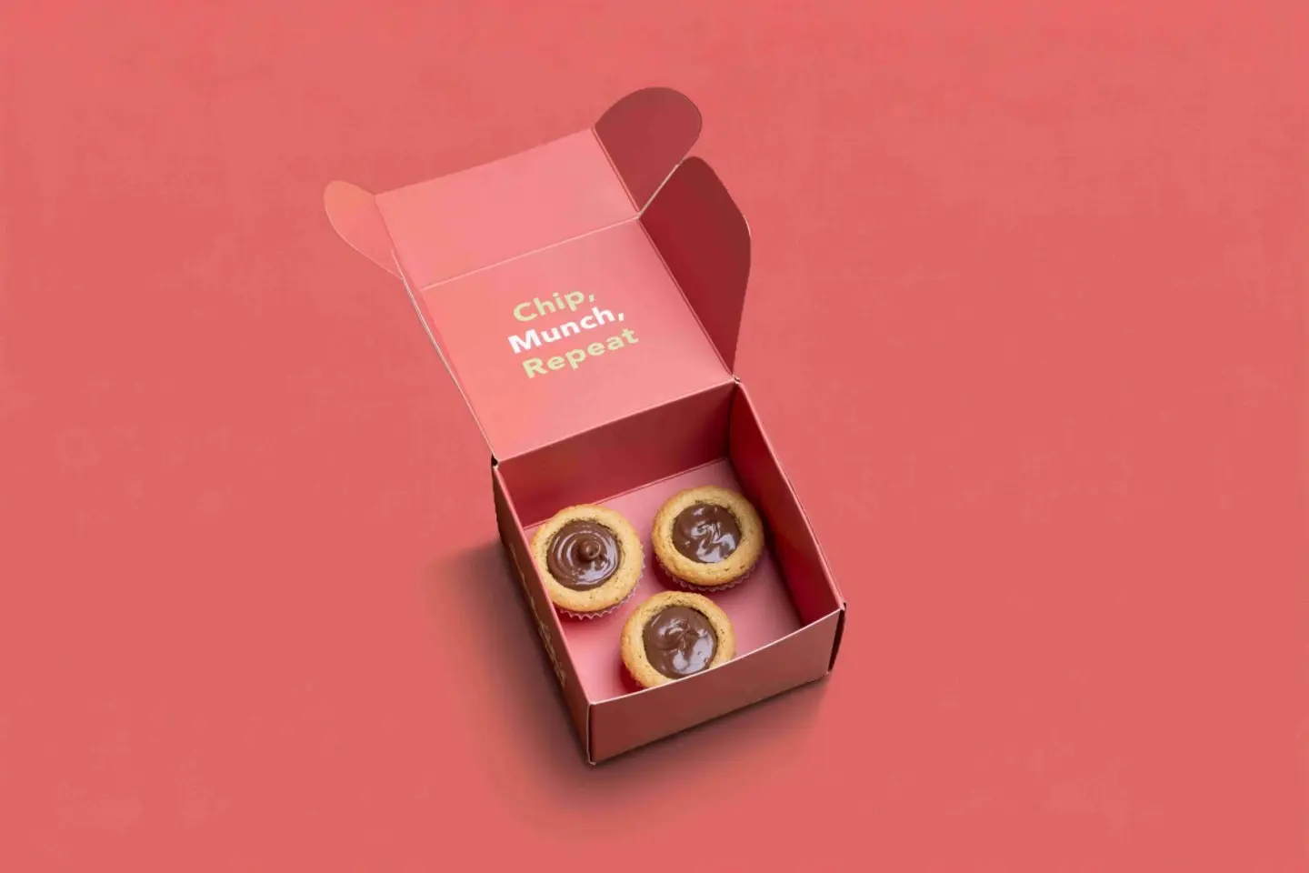 3 Pcs Nutella Mini Cookies