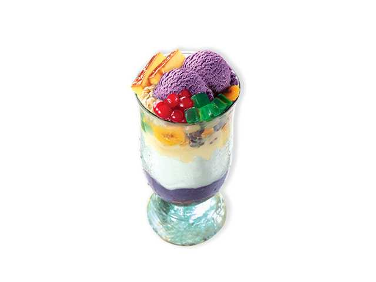 Halo Halo With 2 Scoops Ice Cream