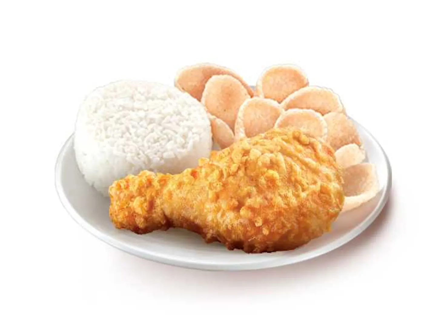 1pc Chinese Style Fried Chicken With Rice