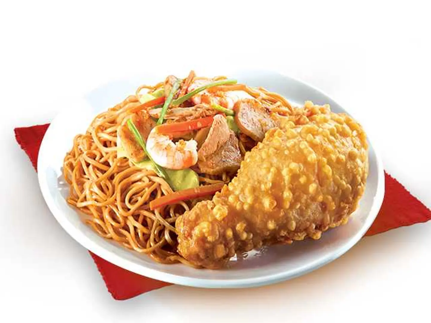 1pc Chicken With Pancit Canton