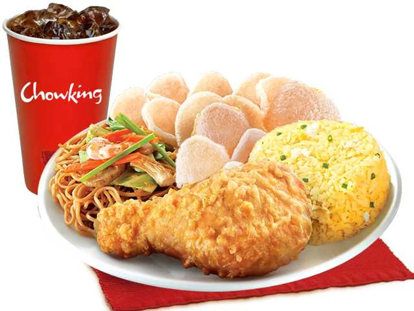 وجبة دجاج مقلي على الطريقة الصينية