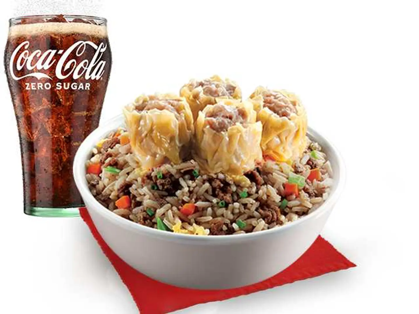 Beef Chao Fan With Steamed Siomai Meal