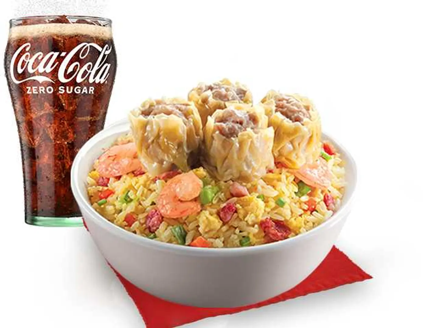 Yang Chow Fried Rice With Steamed Siomai Meal