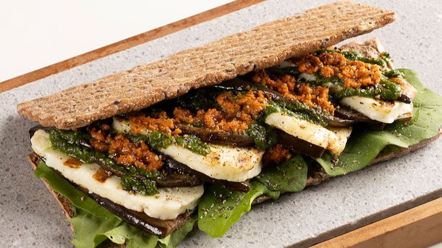 Halloumi Pesto