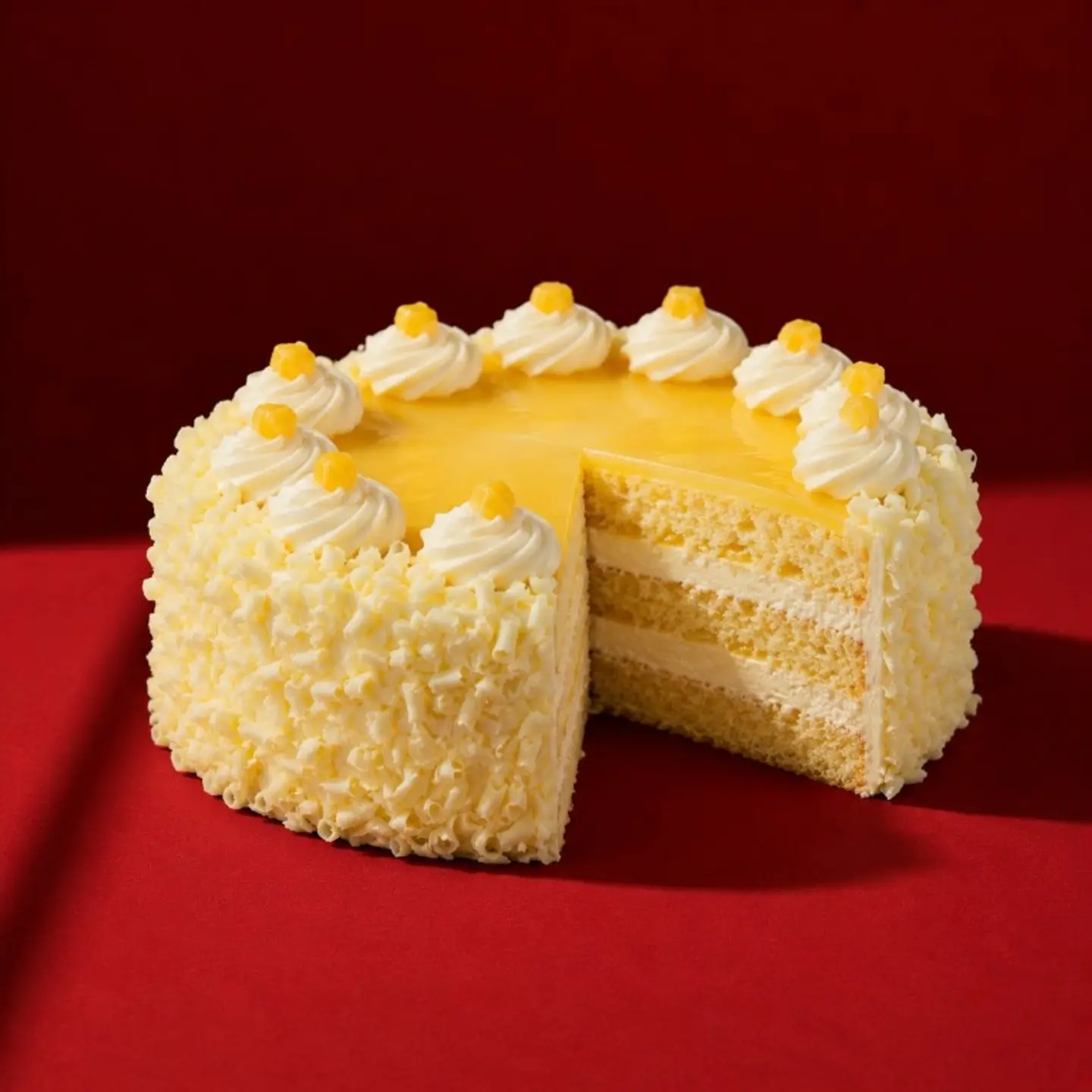 Lemon Mousse Cake